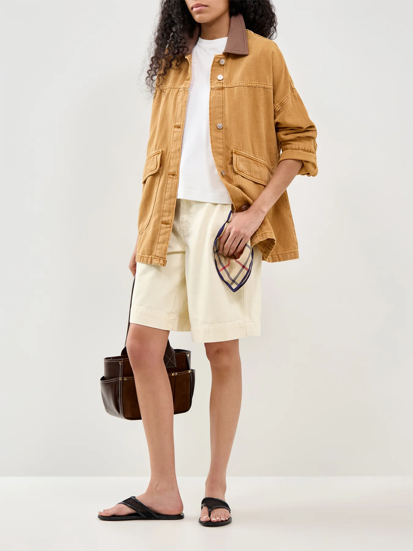Lemon Denim Jacket Orange - Image 2