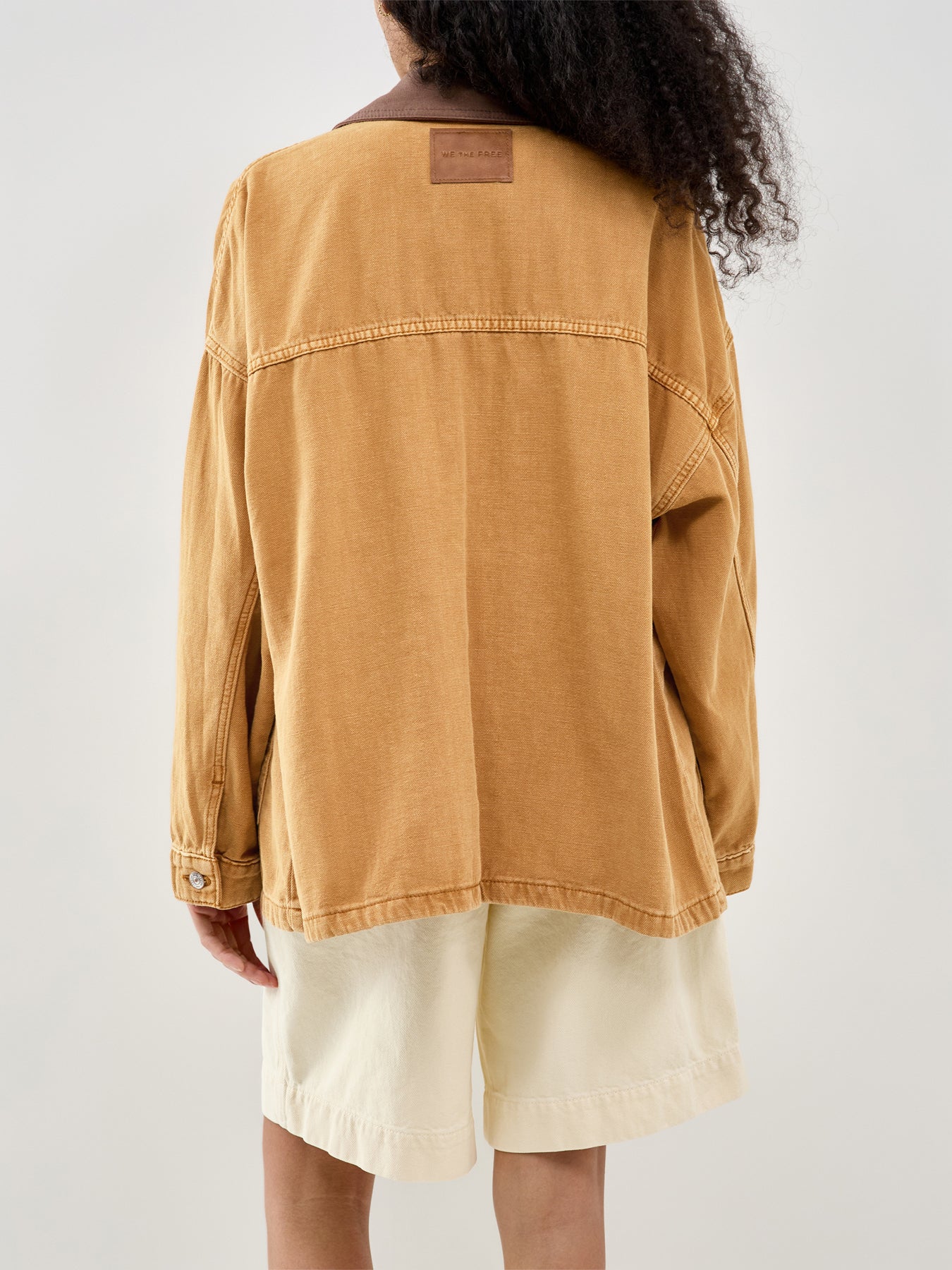 Lemon Denim Jacket Orange - Image 5
