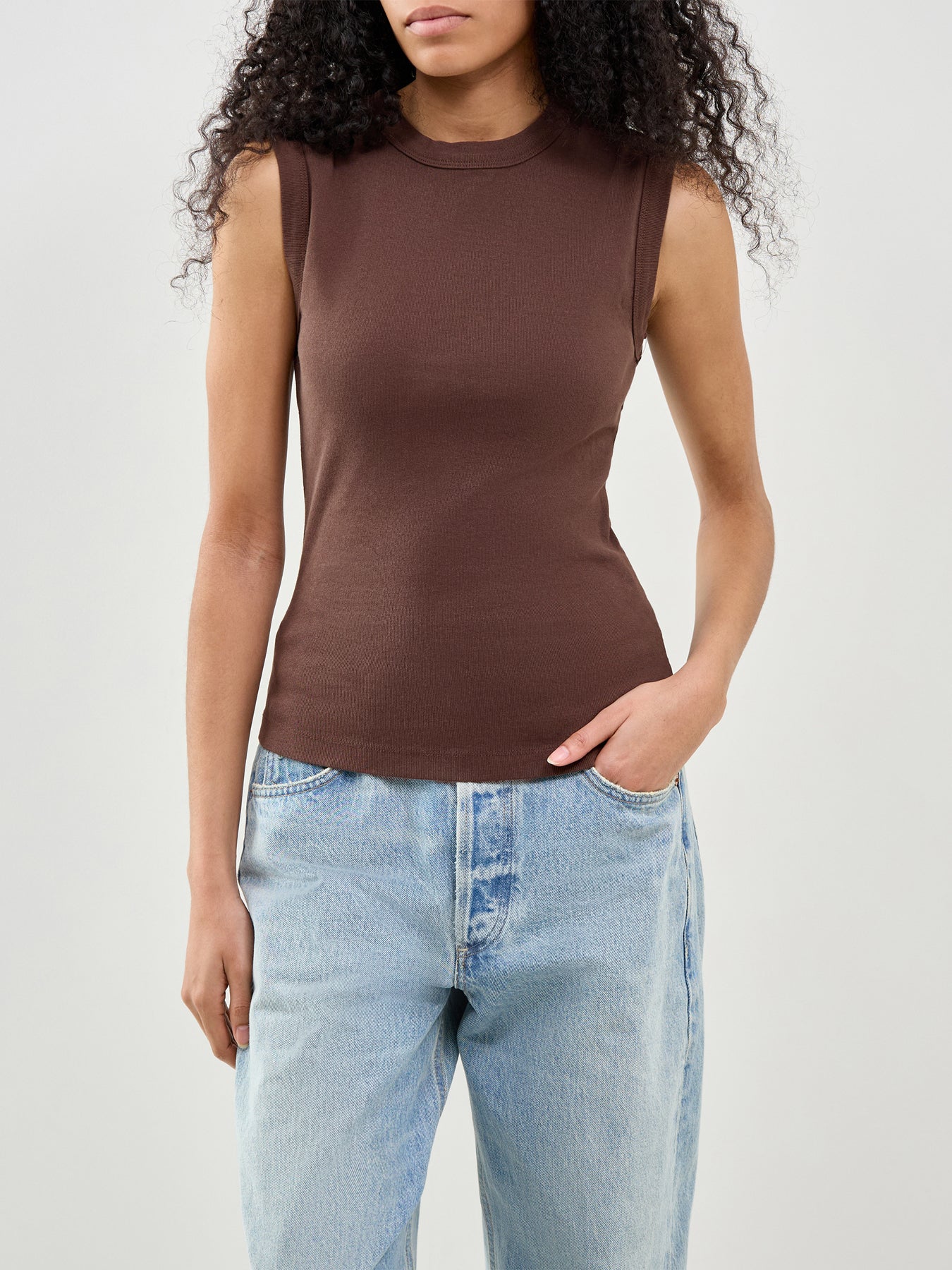 Murphy Tank Top Brown - Image 4