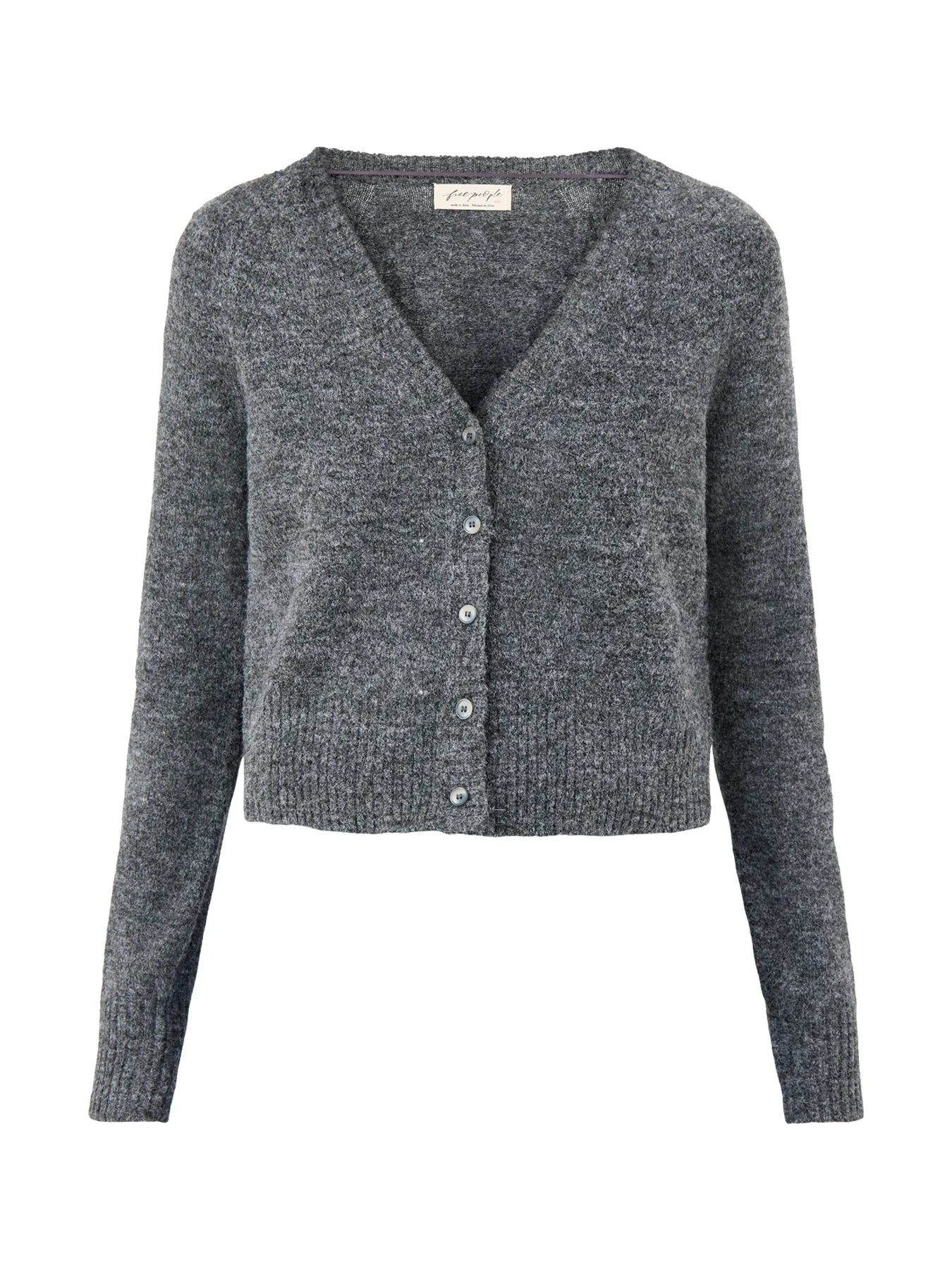 School Girl Cardigan Grey