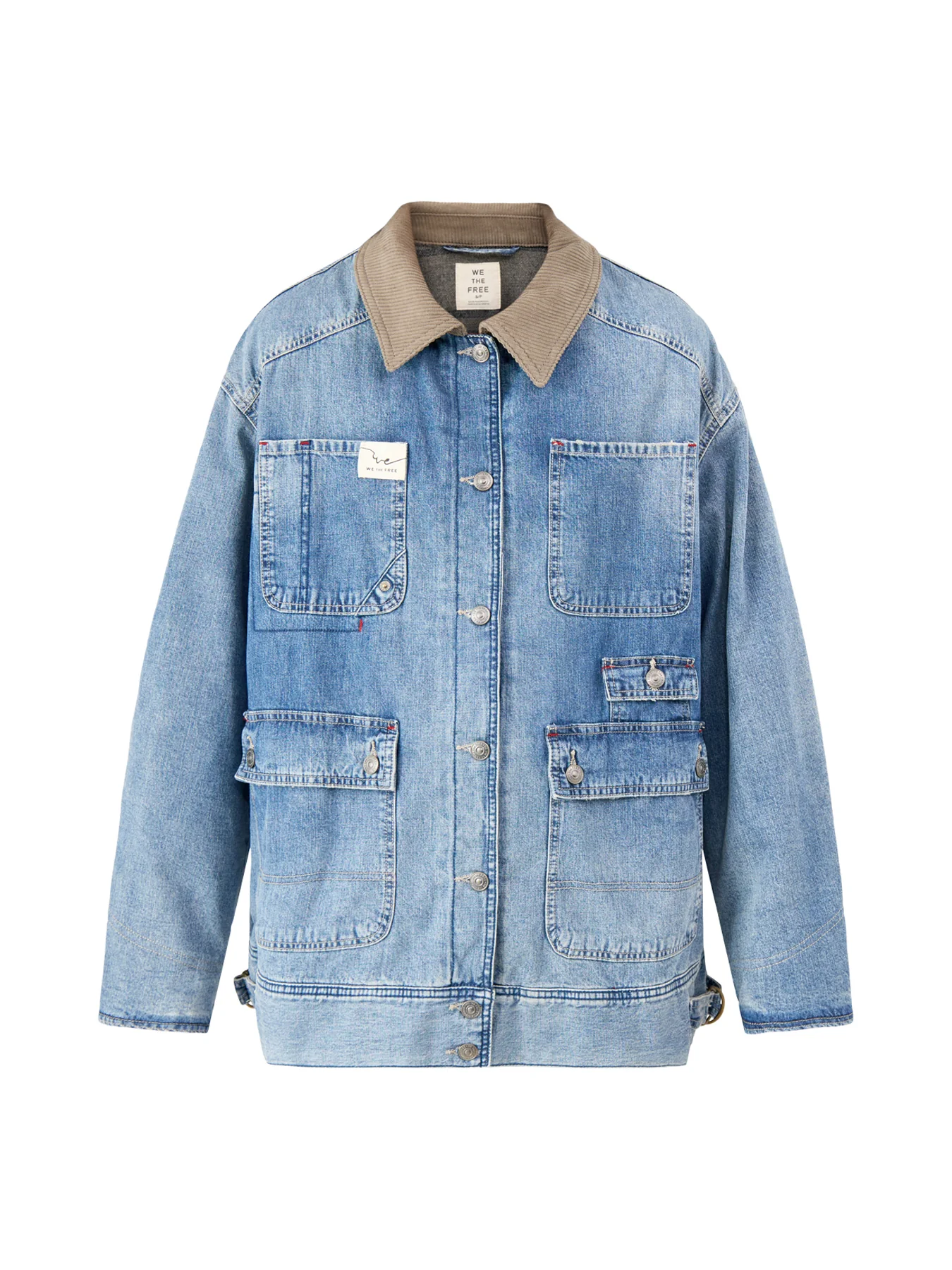 Sweet Talk Denim Barn Coat Blue
