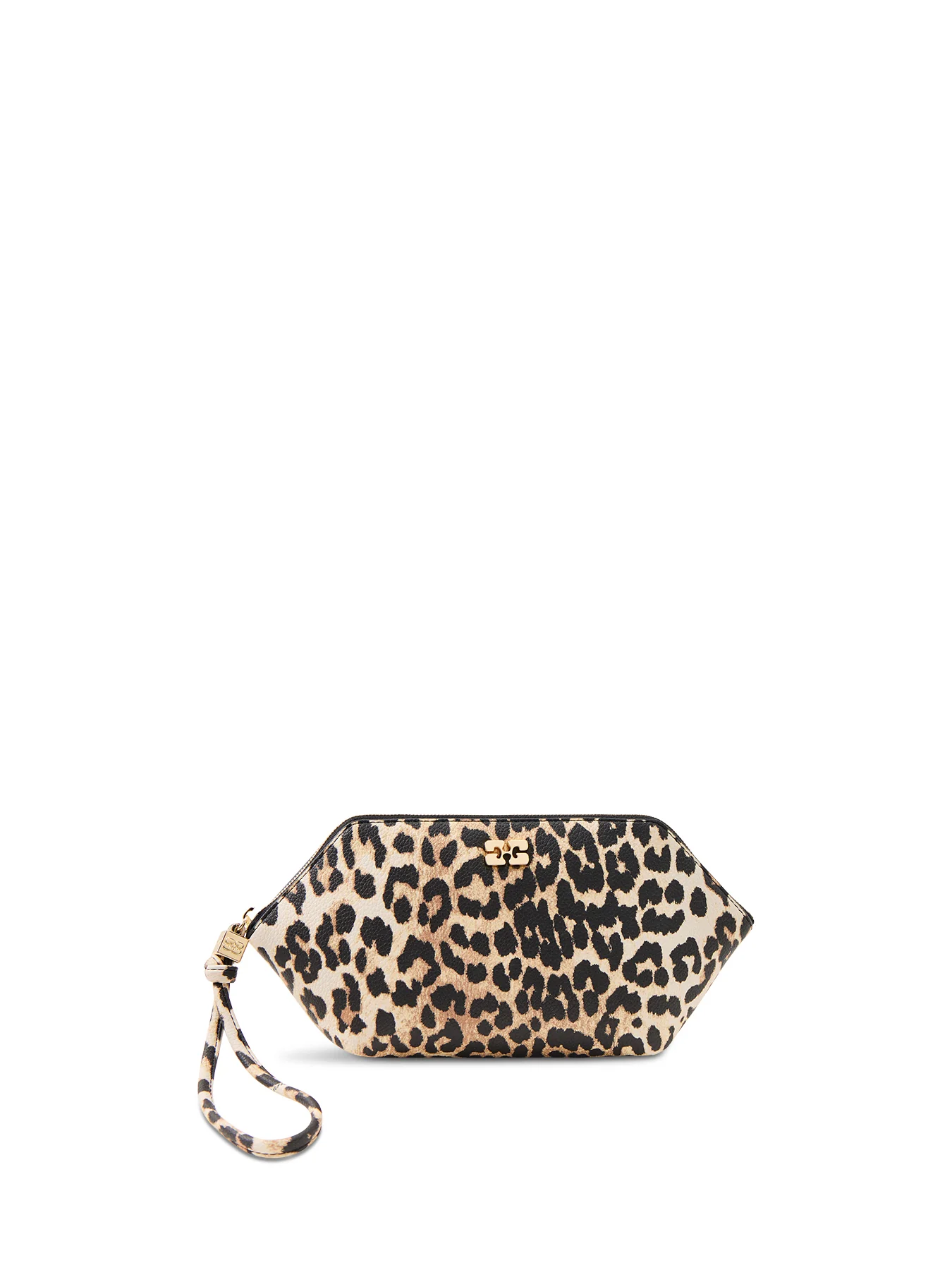 Bou Printed Grained Pouch Brown