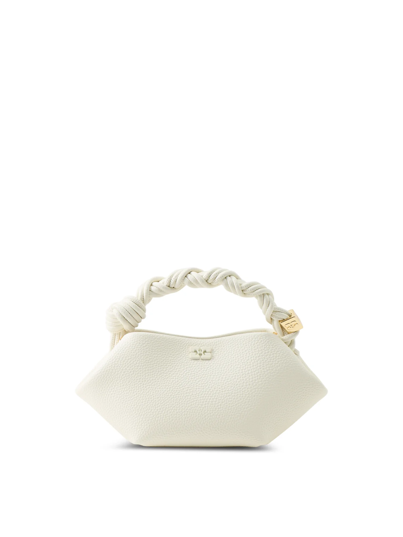 Bou Mini Grained Tote Bag White