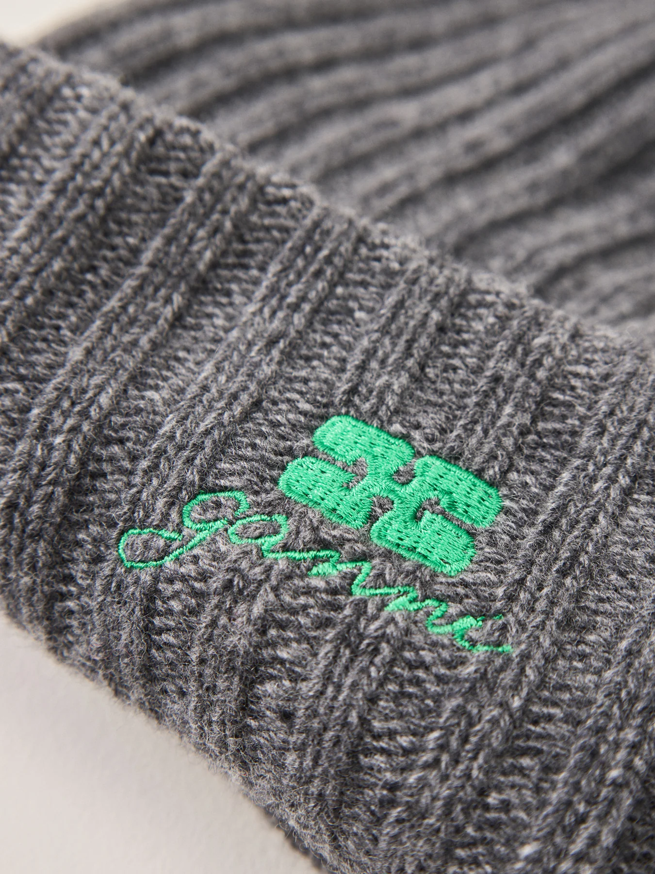 Ganni Core Future Wool Beanie Charcoal - Image 3