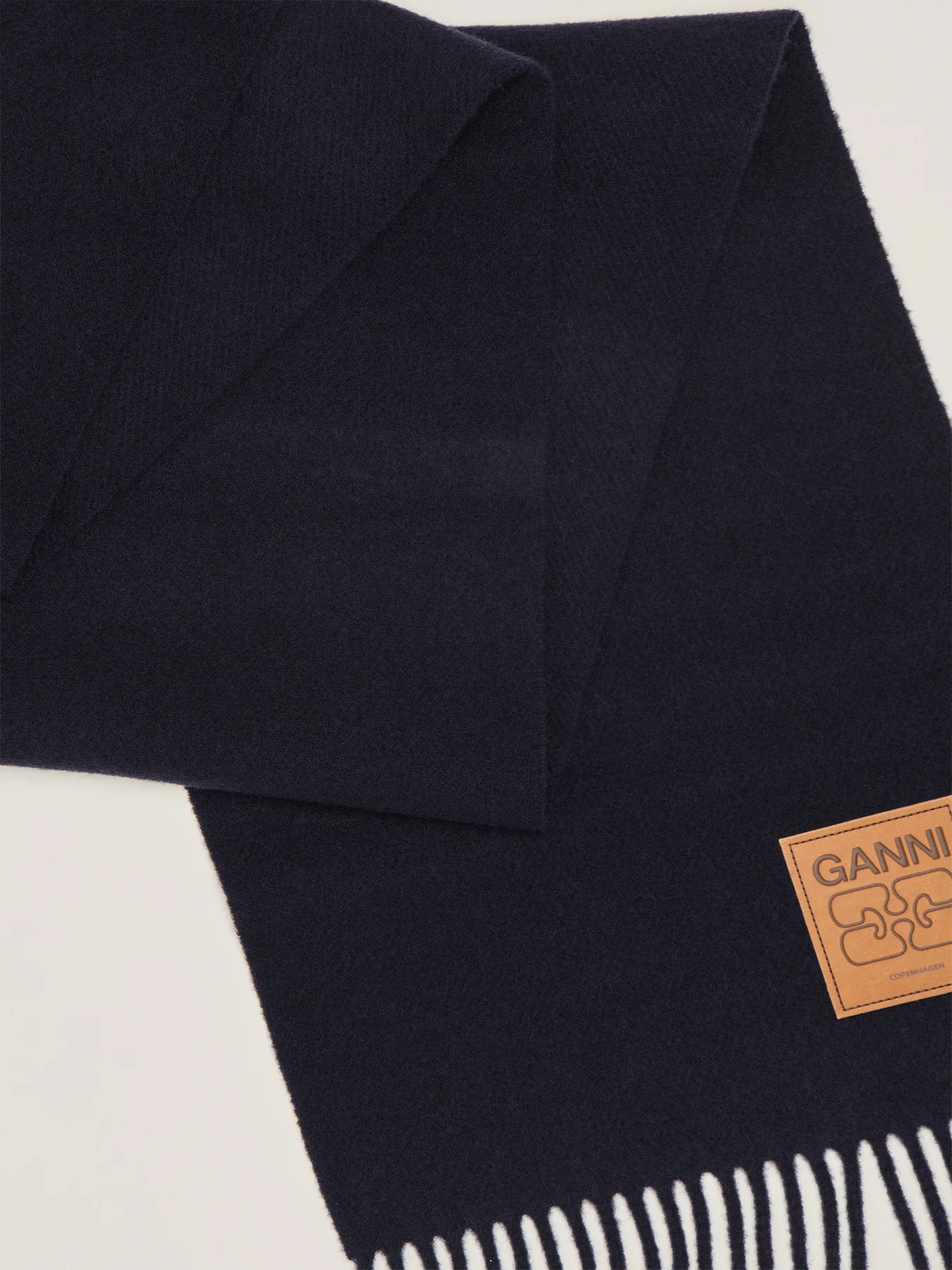 Double Face Wool Scarf Sky Captain - Image 3