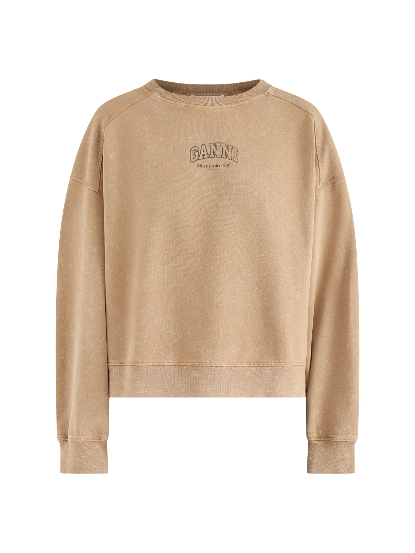 Essential Isoli Washed Effect Crewneck Brown
