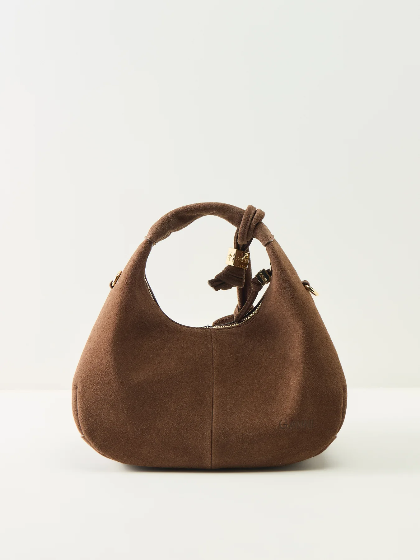 Hobo Mini Recycled Suede Pelinova Brown - Image 3