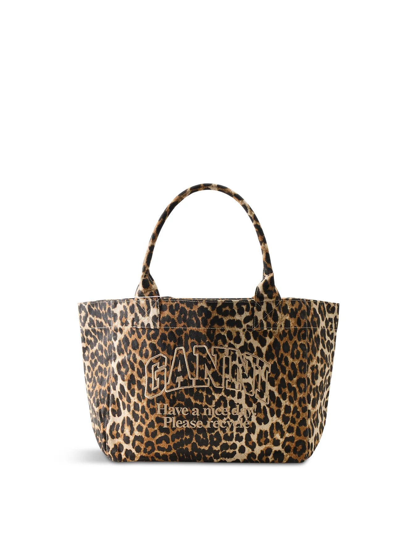 Medium Trapeze Shopper Printed Beige