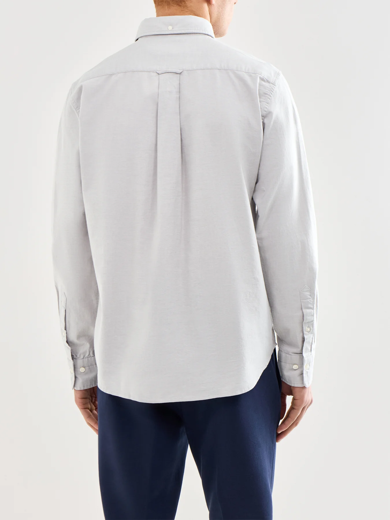 Classic Oxford Shirt Grey - Image 5