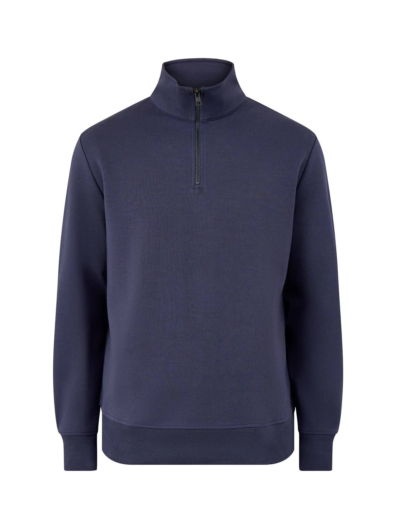 GANT Interlock Half Zip Sweatshirt Evening Blue