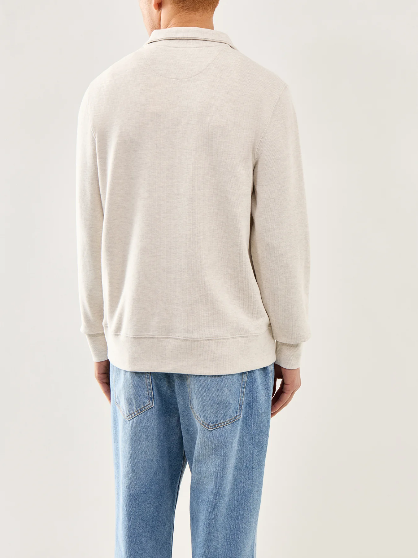 Light Sacker Half Zip Cream - Image 5