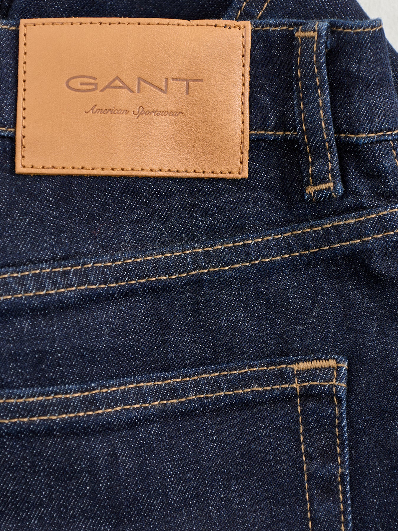 Regular Clean Wash Jeans Navy - Image 3