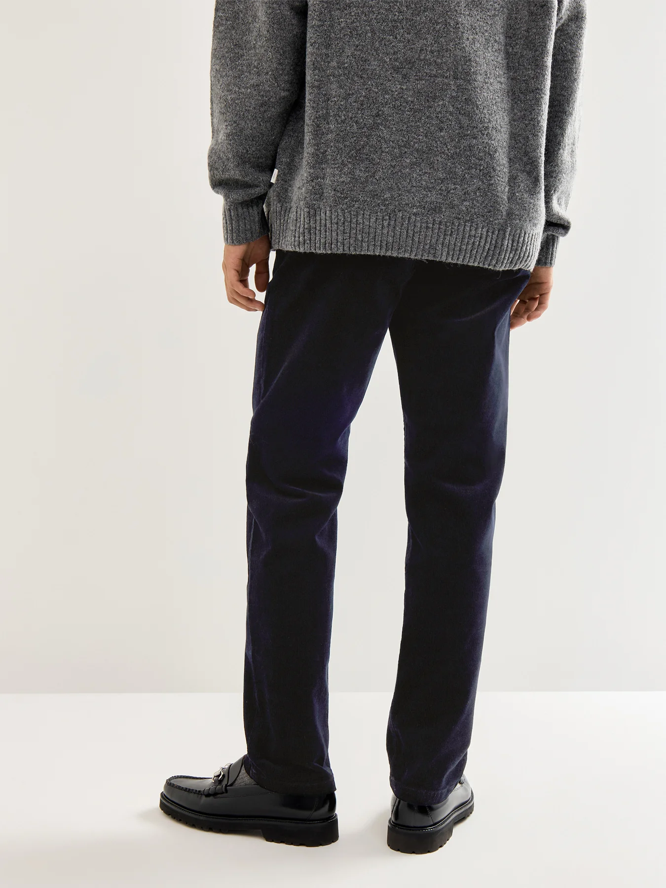 Regular Cord Cotton Chinos Blue - Image 5