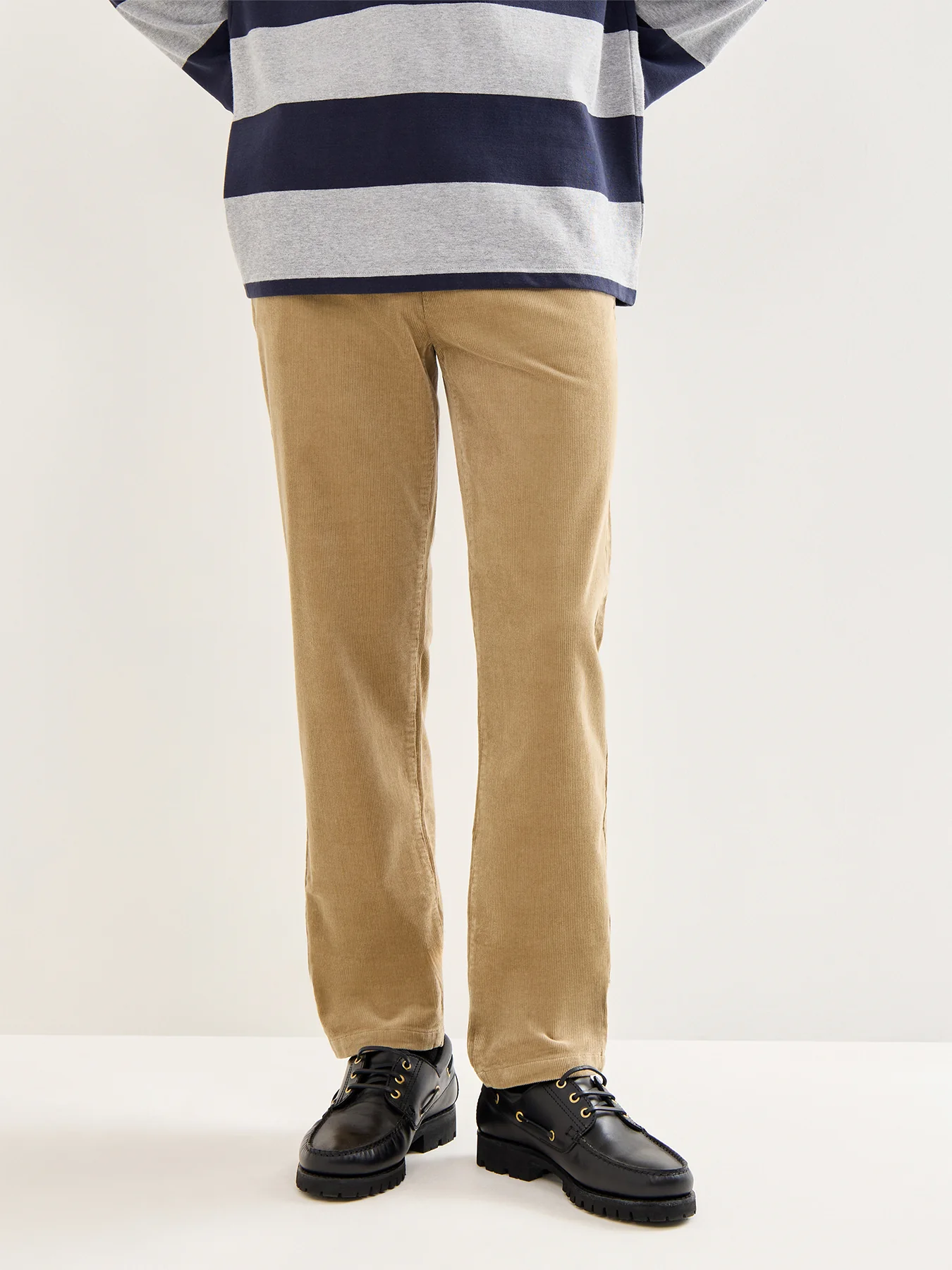 Regular Cord Cotton Chinos Brown - Image 4
