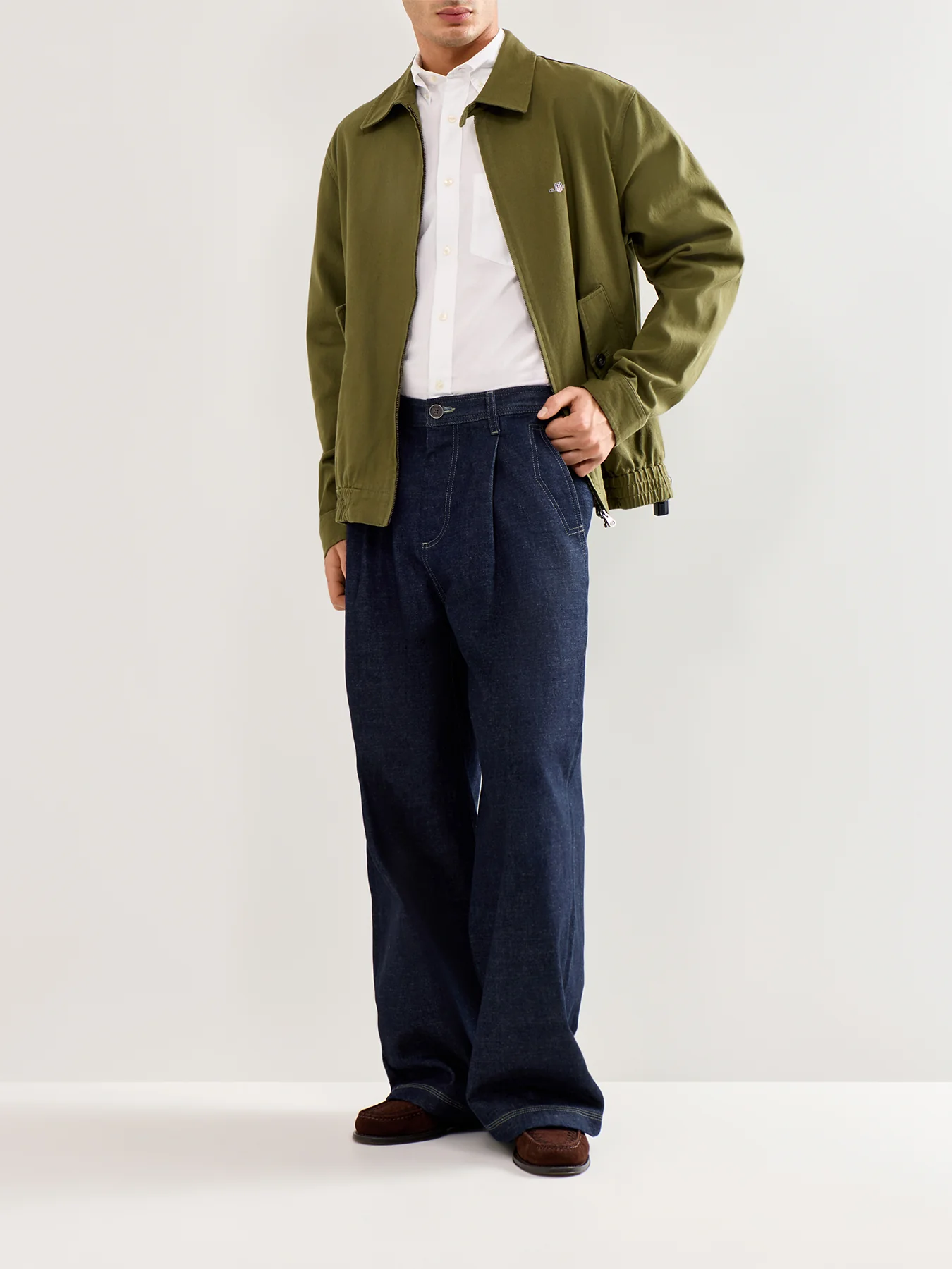 Regular Fit Poplin Shirt White - Image 2
