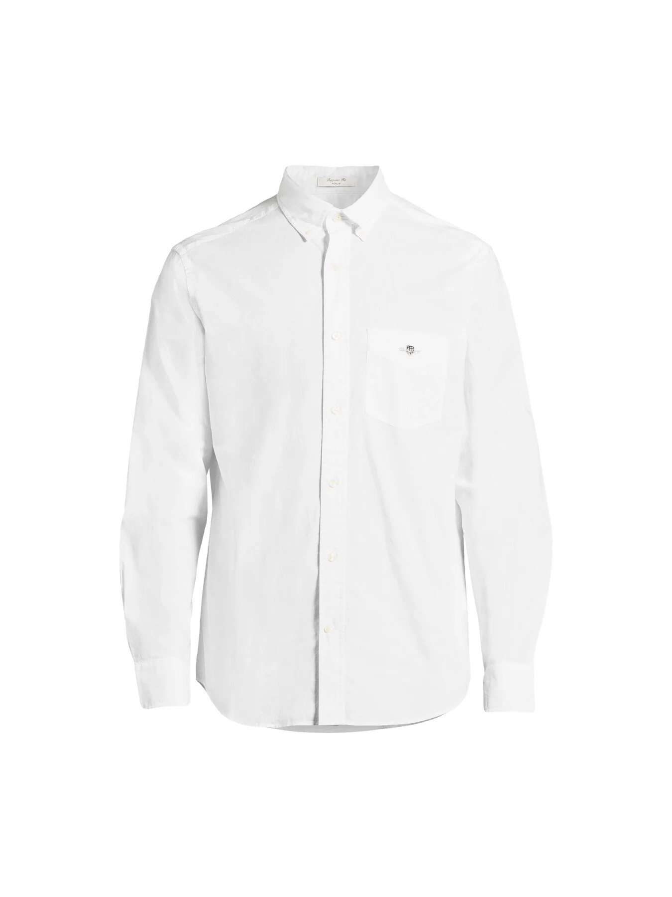 Regular Fit Poplin Shirt White - Image 6