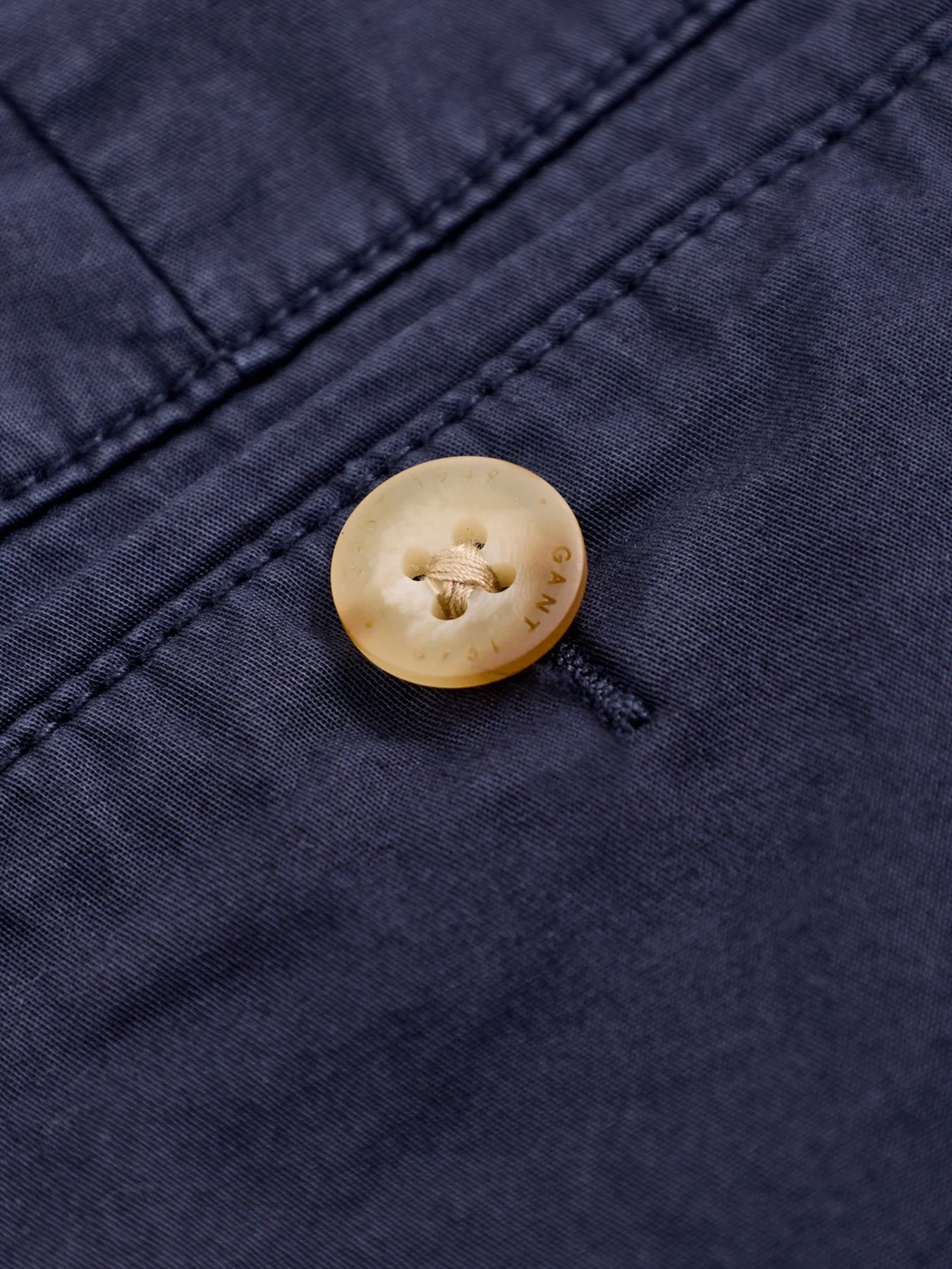Sunfaded Chino Shorts Navy - Image 3