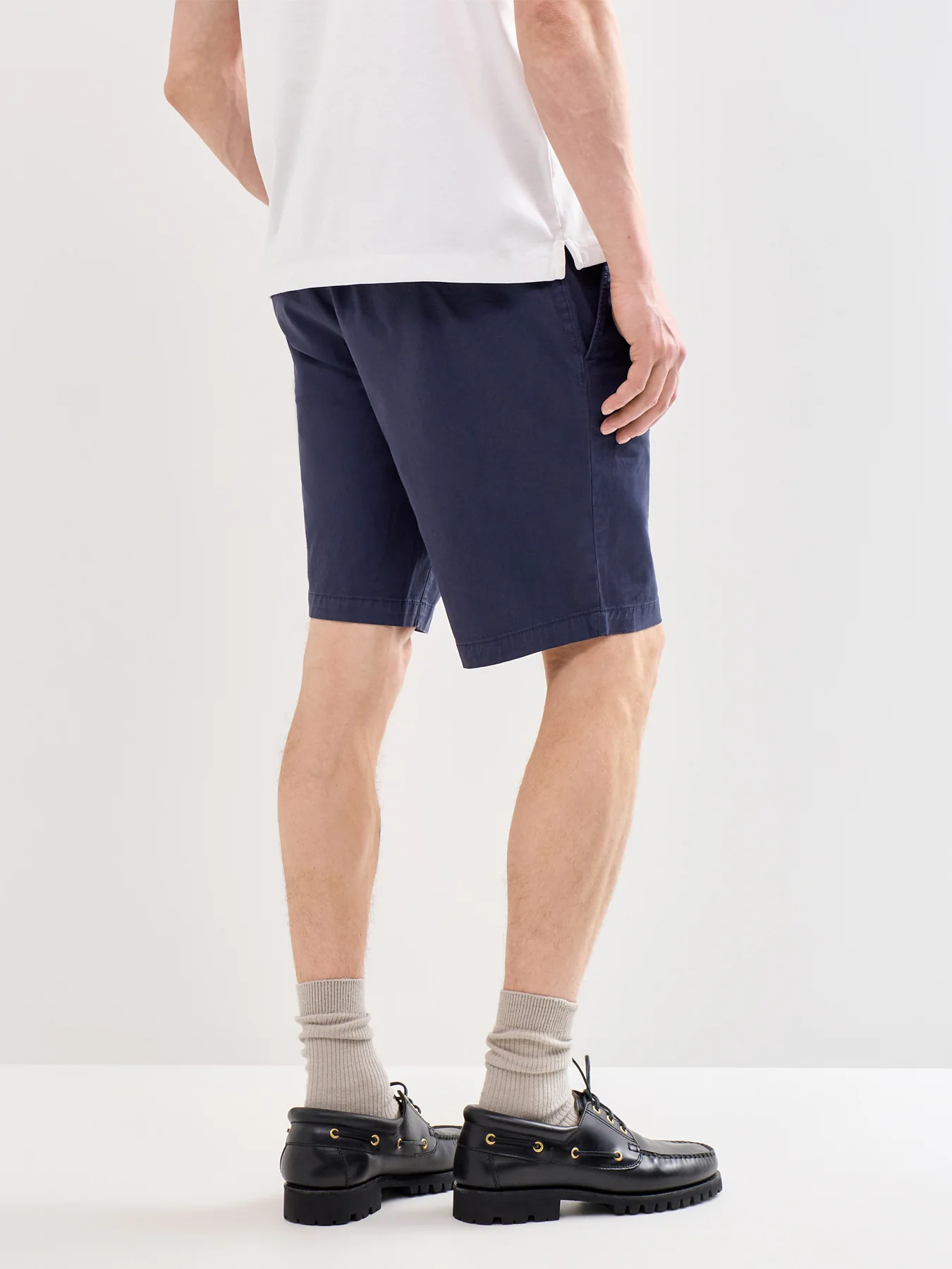 Sunfaded Chino Shorts Navy - Image 5