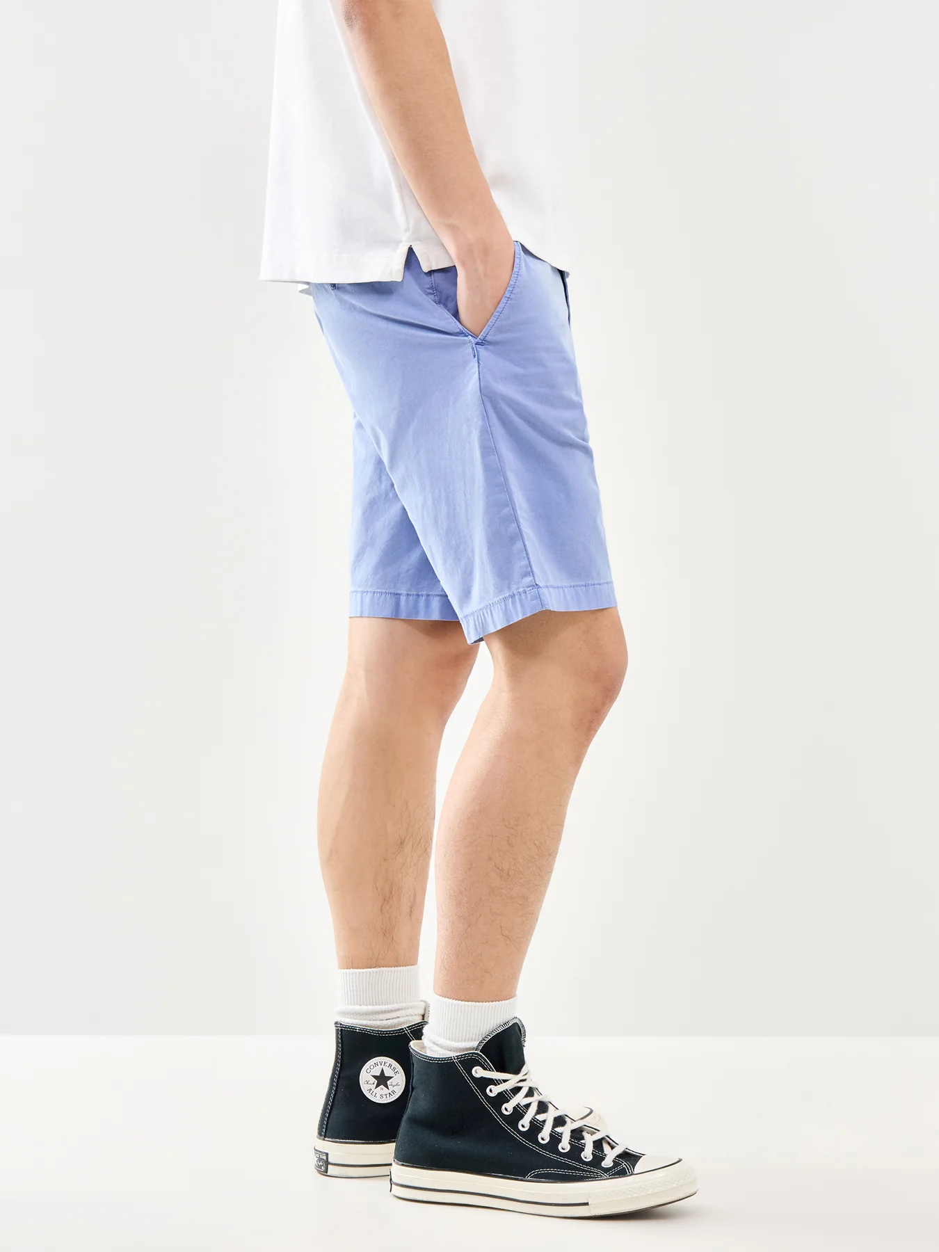 Sunfaded Chino Shorts Blue - Image 5