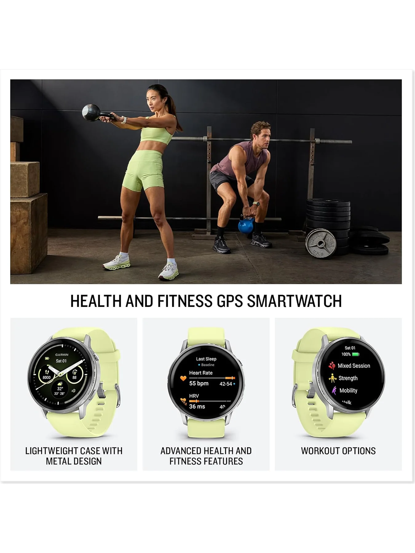 Venu 4 Smartwatch 45mm Grey - Image 3