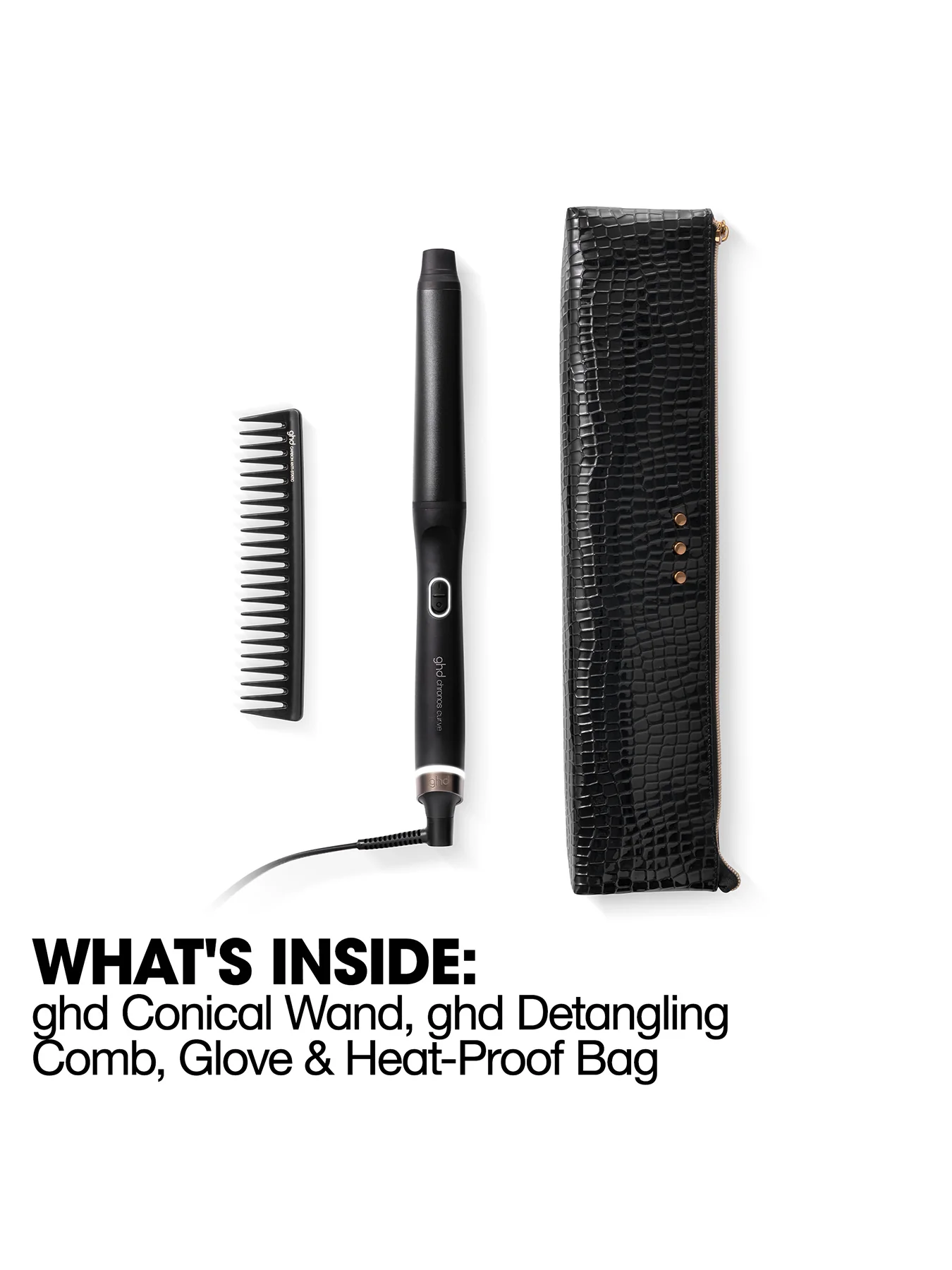 Chronos Curve Conical Wand Festive Gift Set (28-23mm Barrel) - Image 3