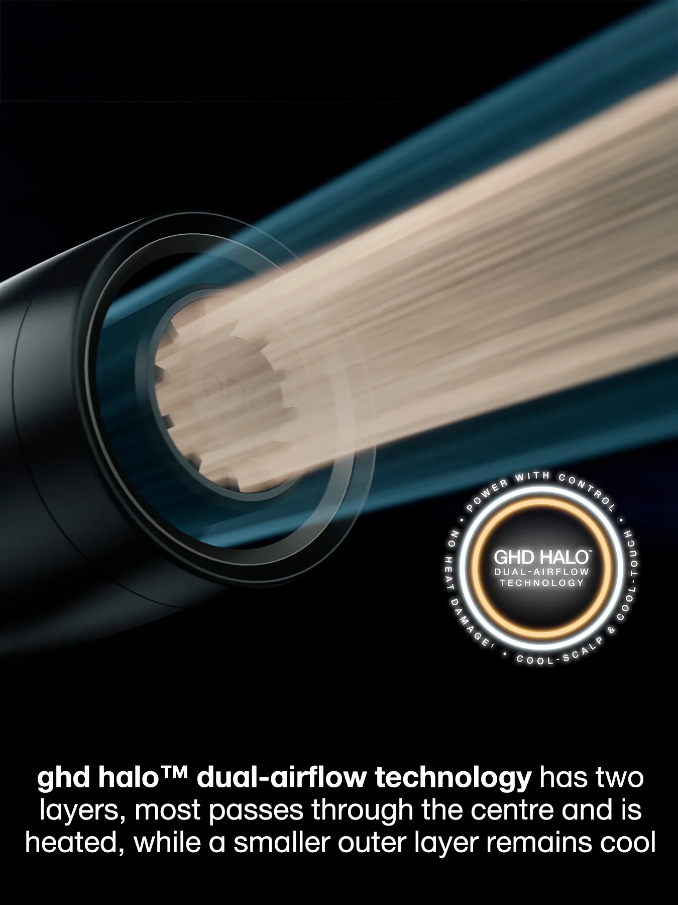 ghd Speed Hair Dryer - In Silver White - Image 3