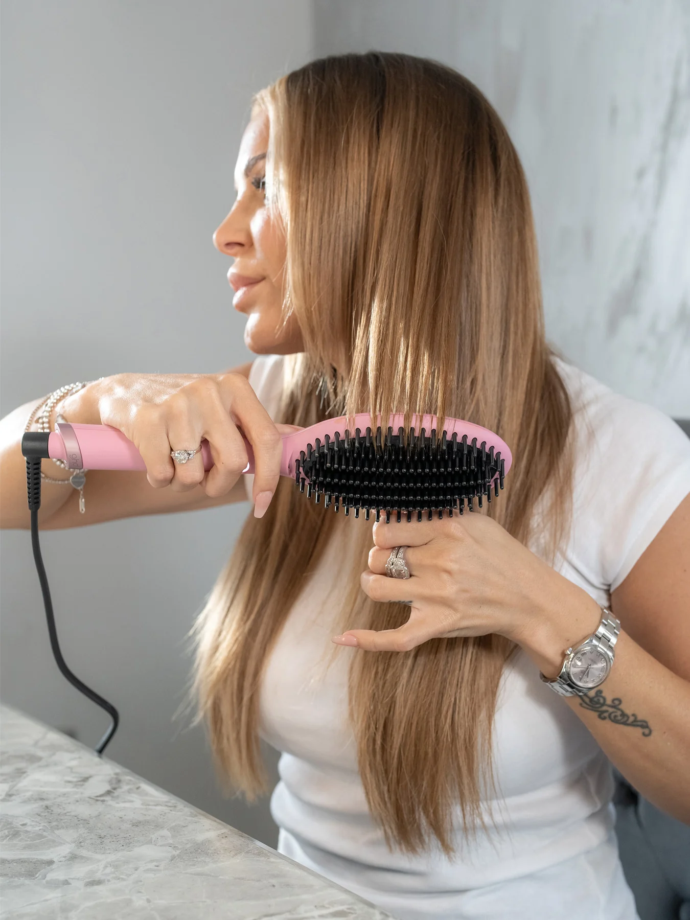 Pink Collection Glide Hot Brush - Image 2