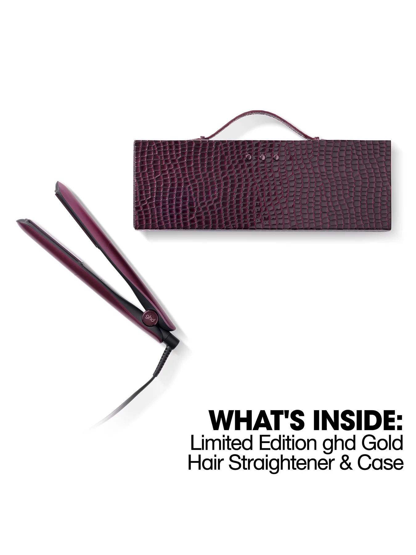 Gold® Hair Straightener in Cherry Chic - Image 3