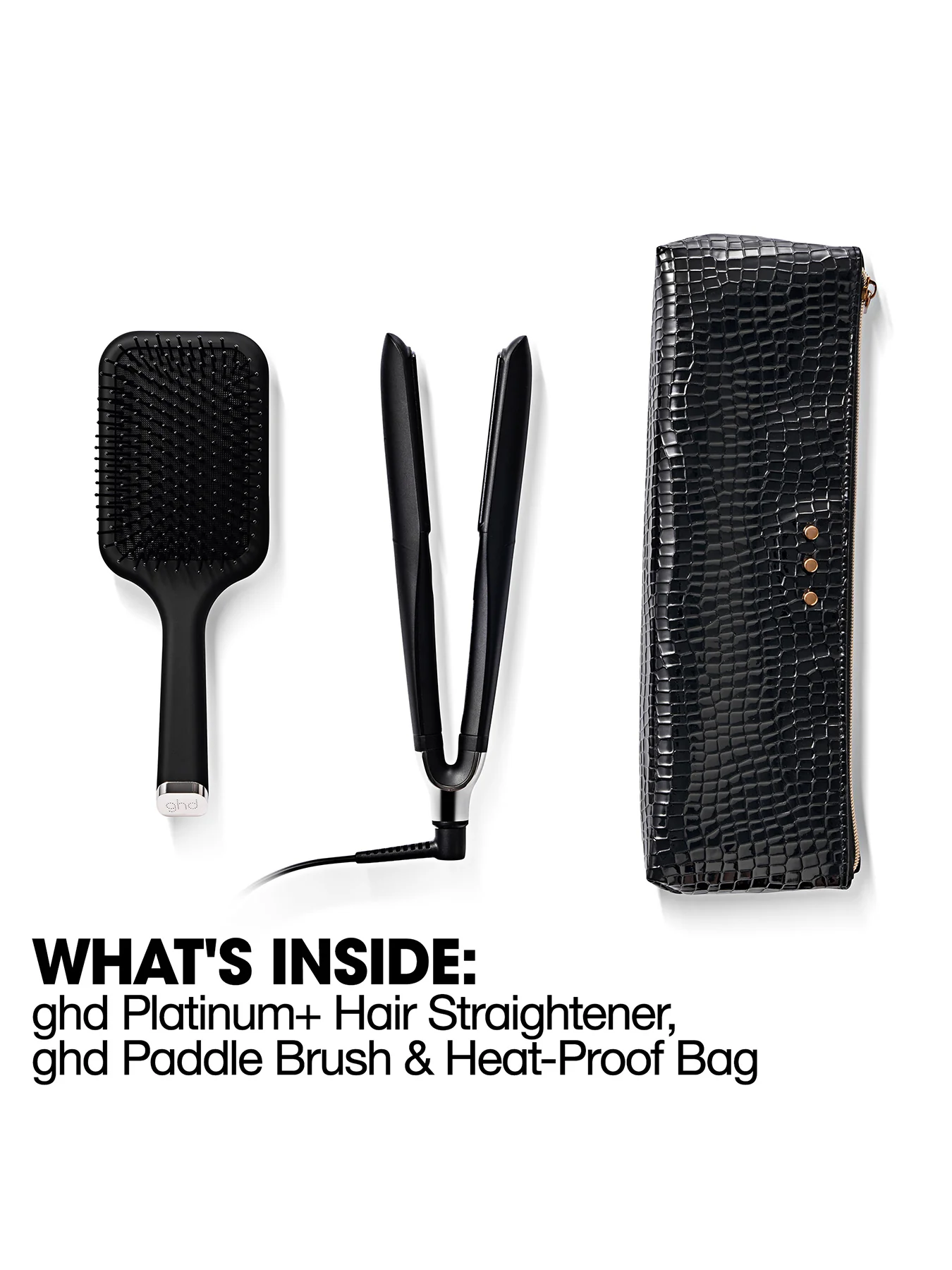Platinum+ Hair Straightener Festive Gift Set in Black - Image 3