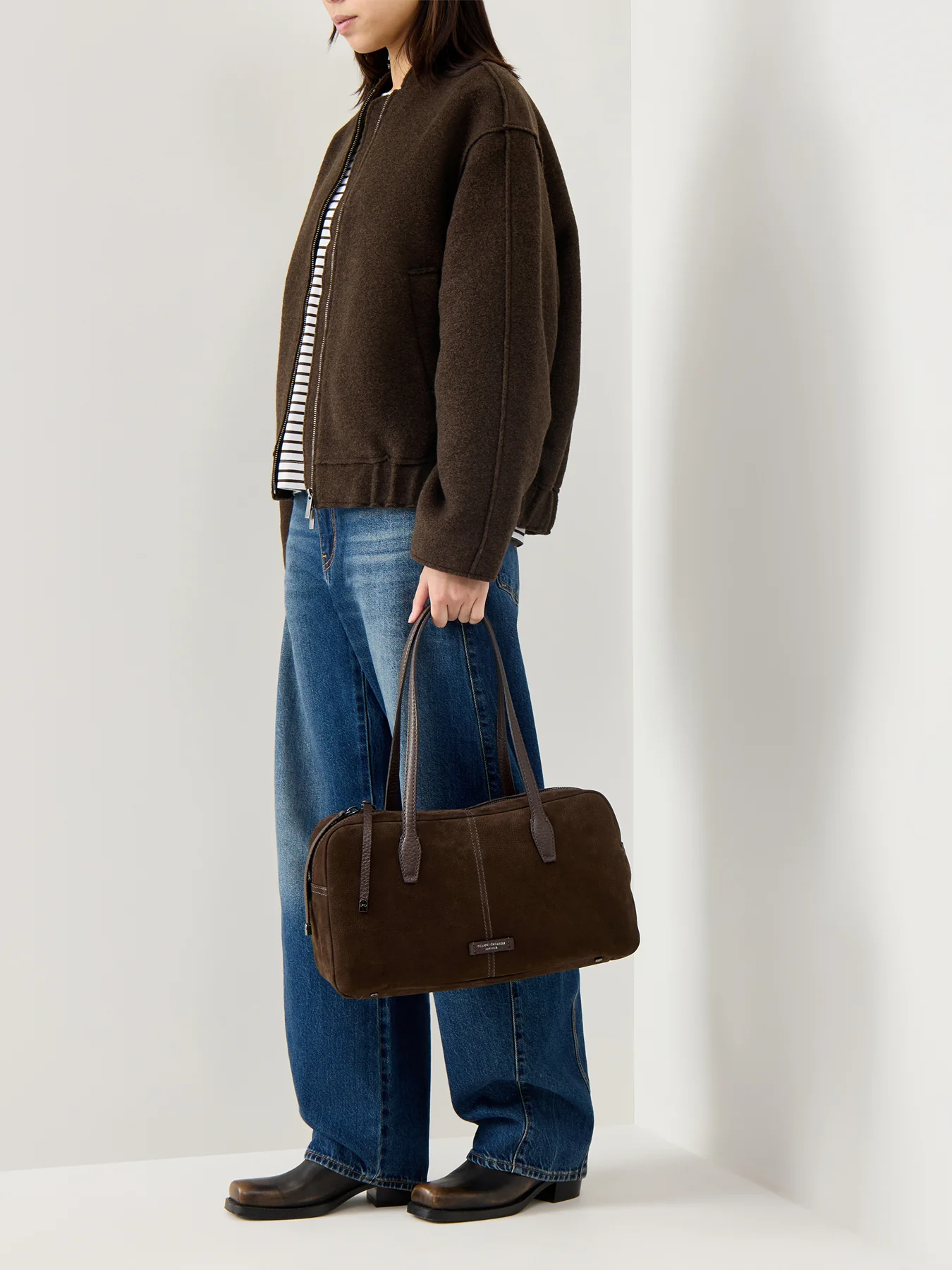 Aryna Shoulder Bag Espresso Brown - Image 2