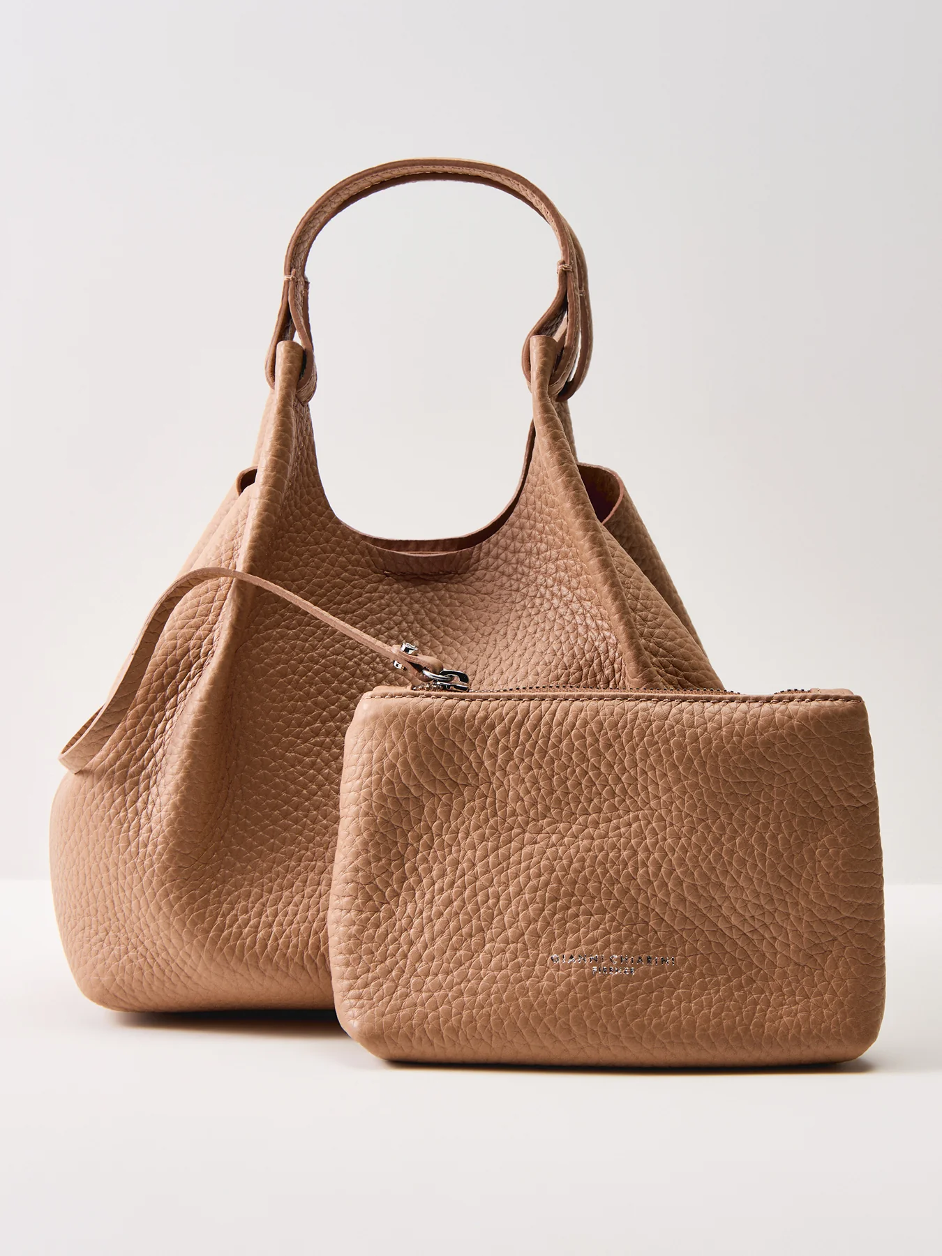 Dua Medium Leather Crossbody Bag Brown - Image 5