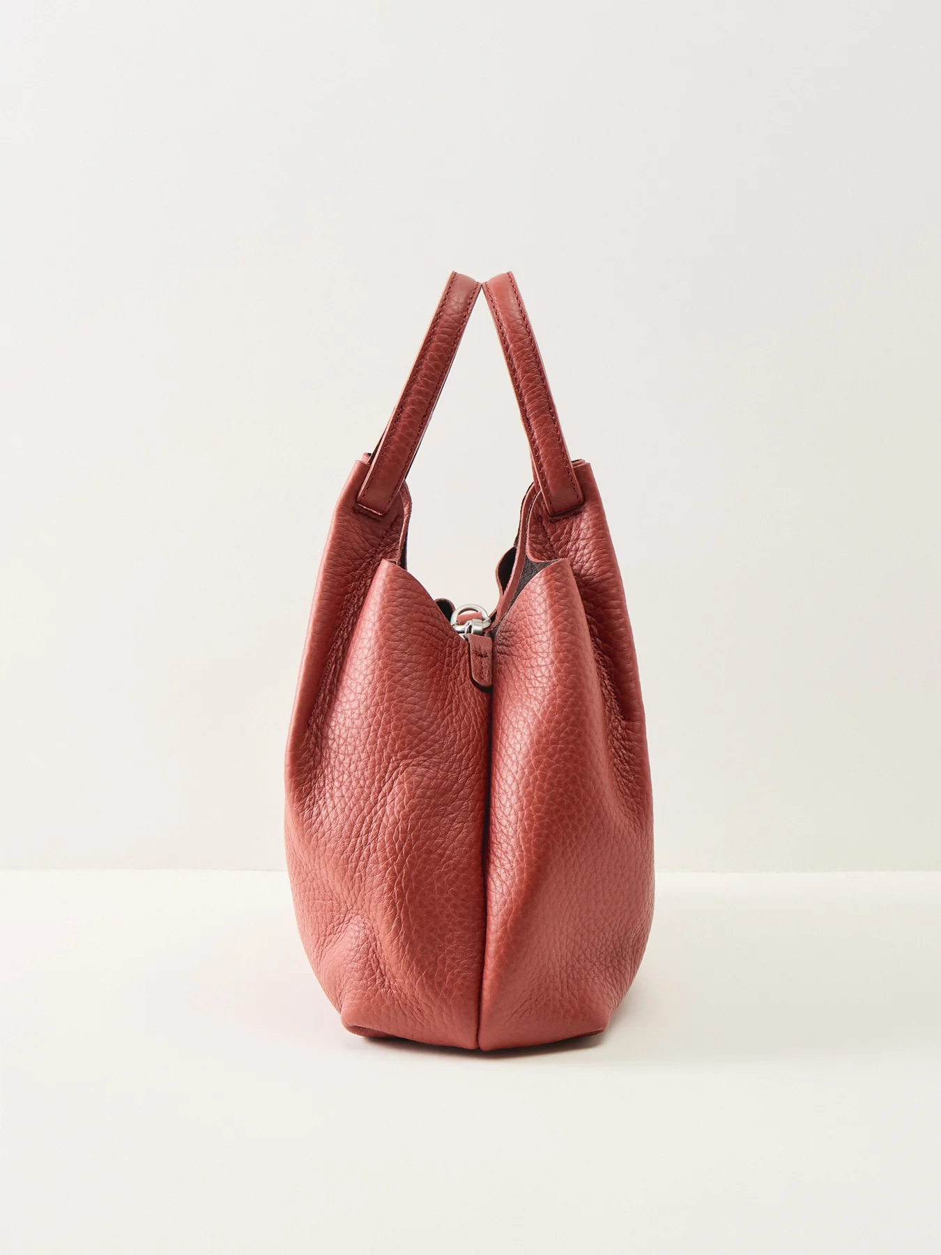 Dua Medium Leather Crossbody Red - Image 4
