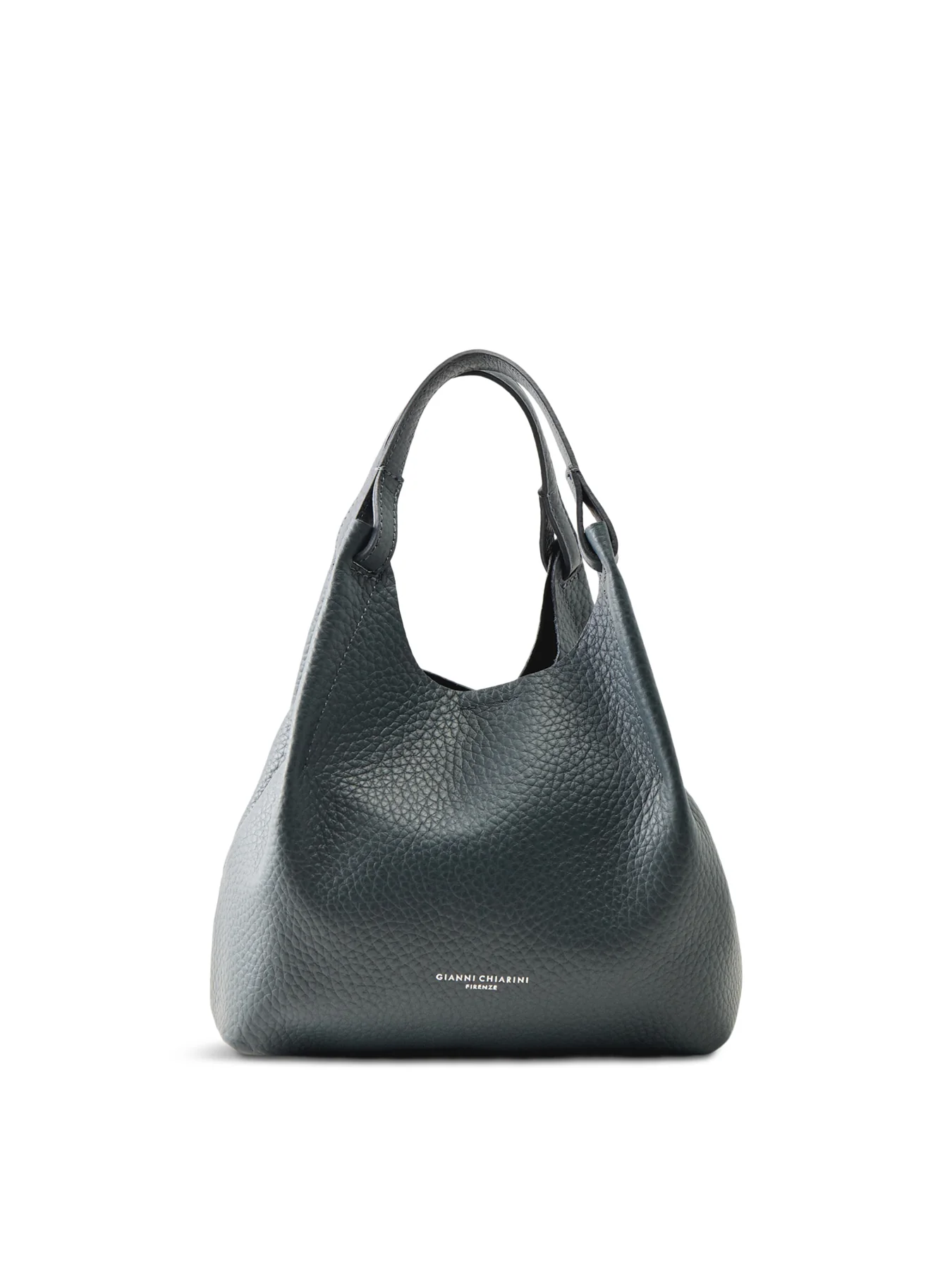 Dua Medium Leather Crossbody Navy