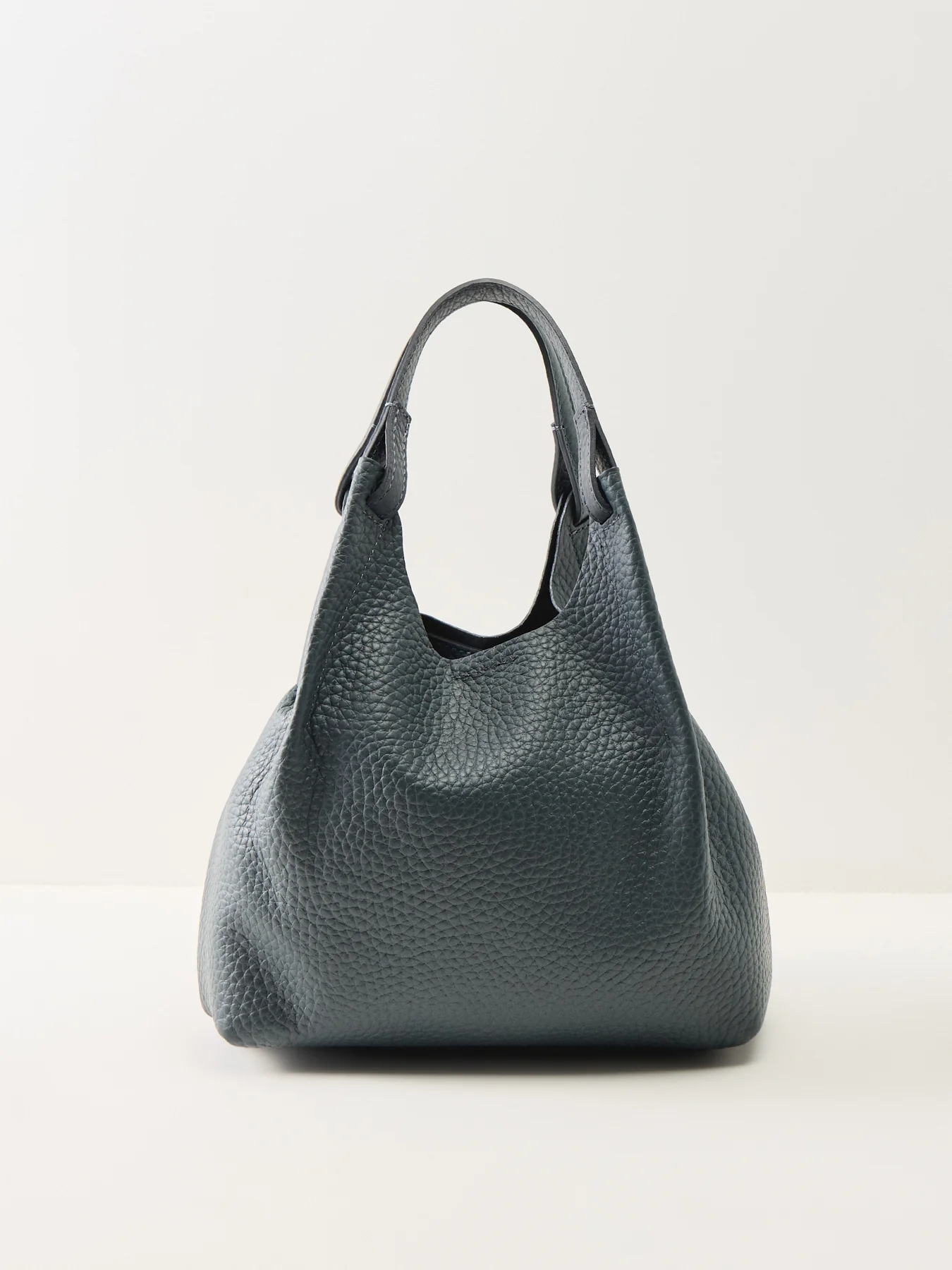 Dua Medium Leather Crossbody Navy - Image 3