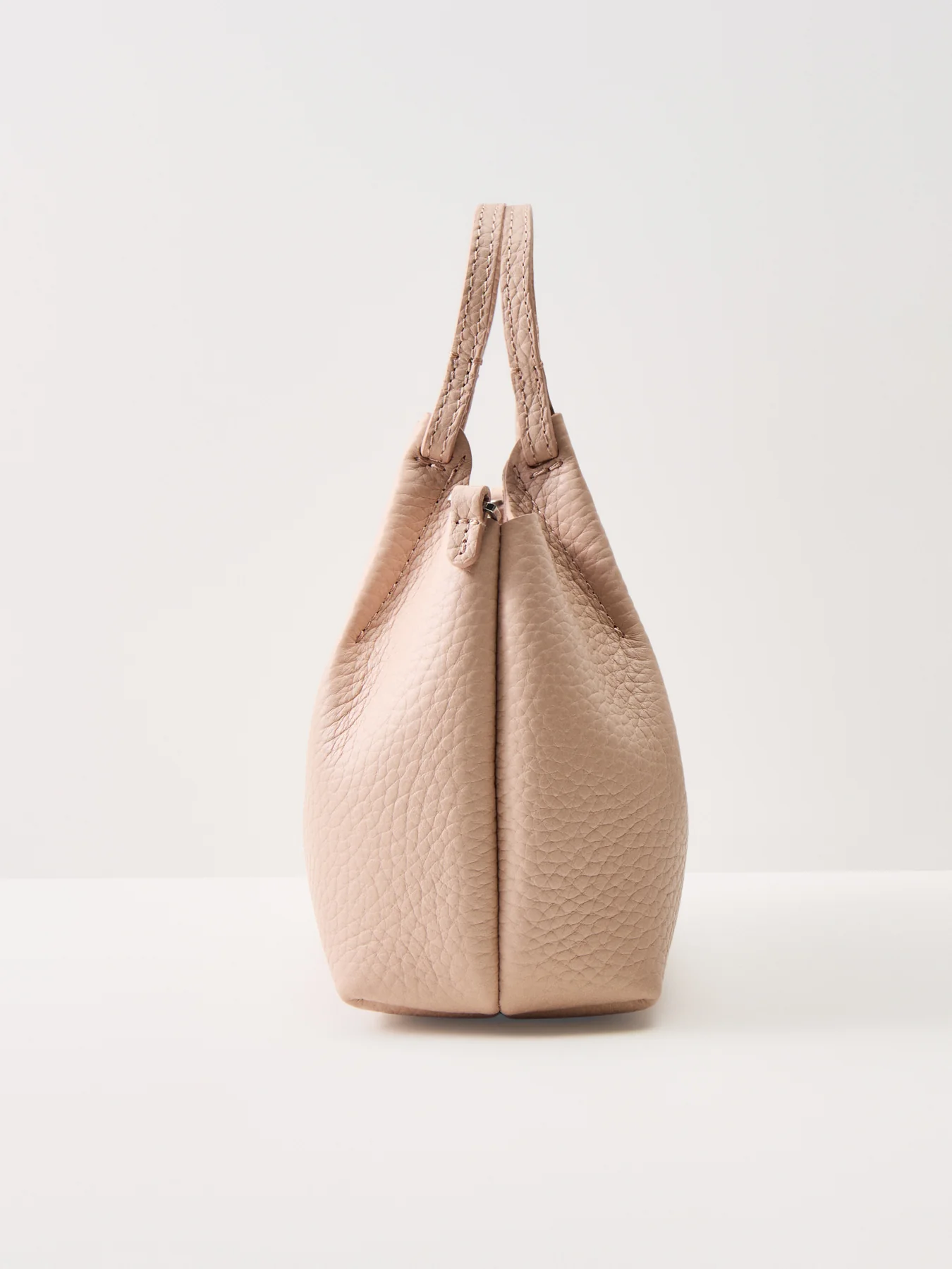 Dua Small Leather Crossbody Bag Pink Salt - Image 4