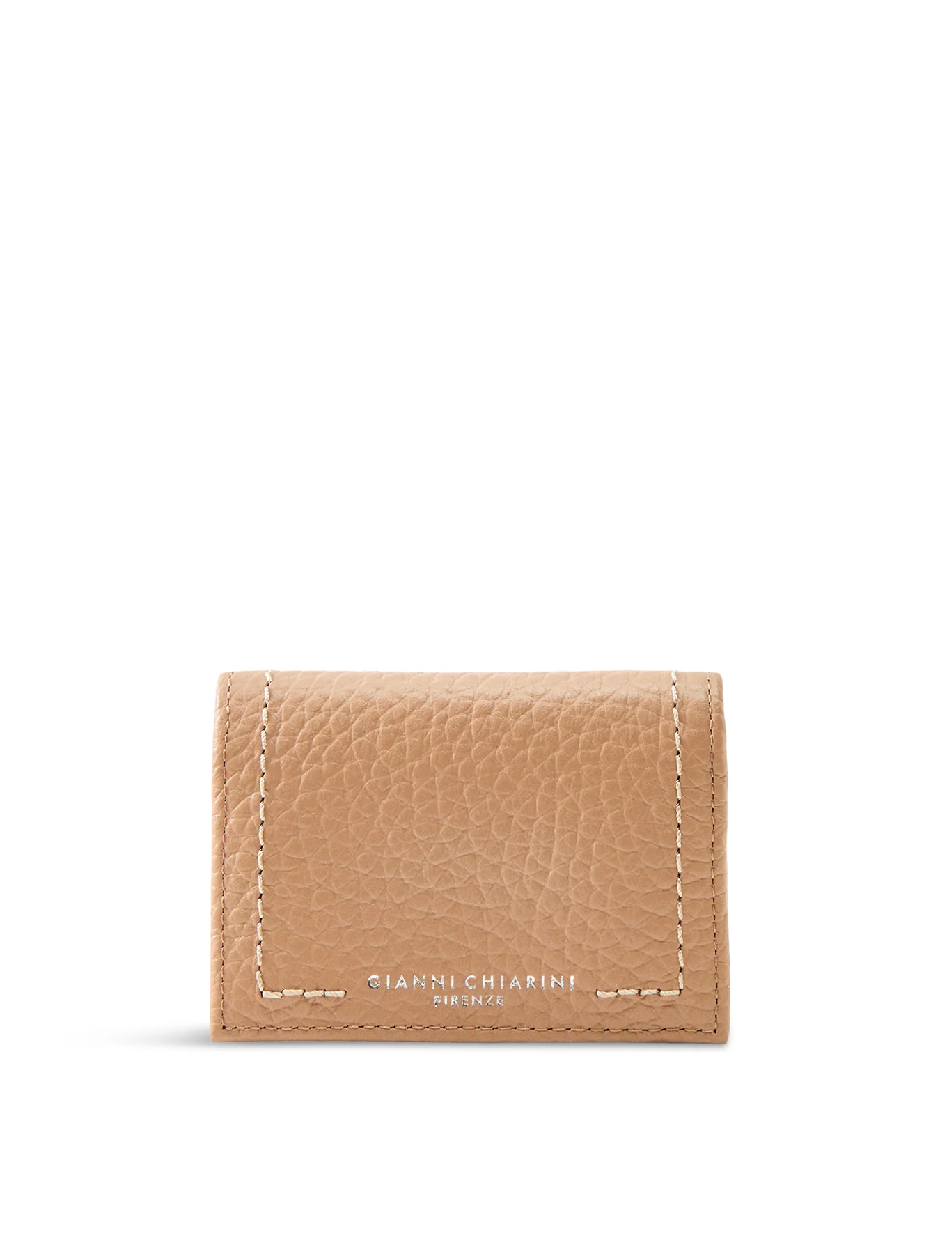 Flap Card Holder Tan