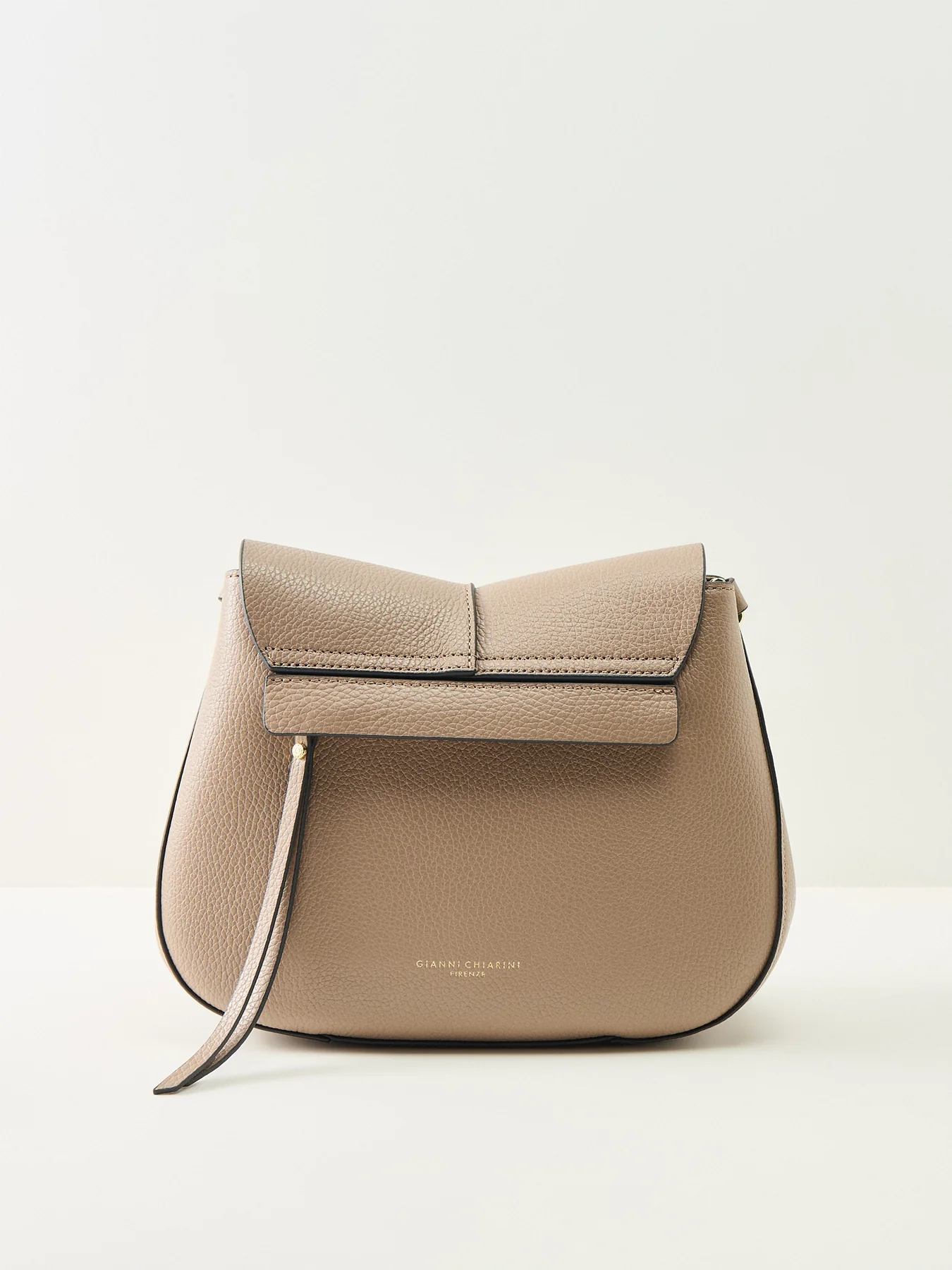 Helena Round Crossbody Beige - Image 3