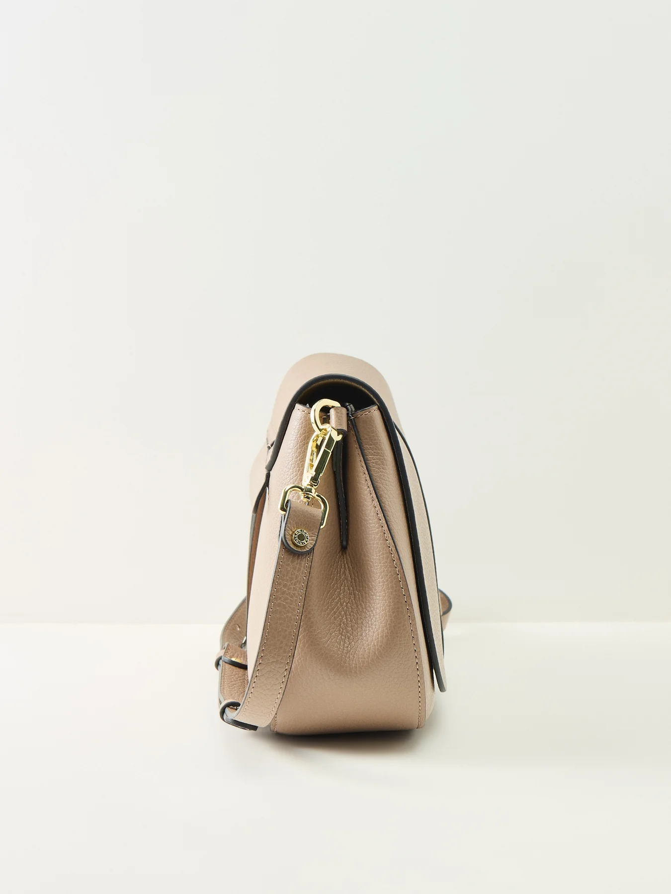 Helena Round Crossbody Beige - Image 4