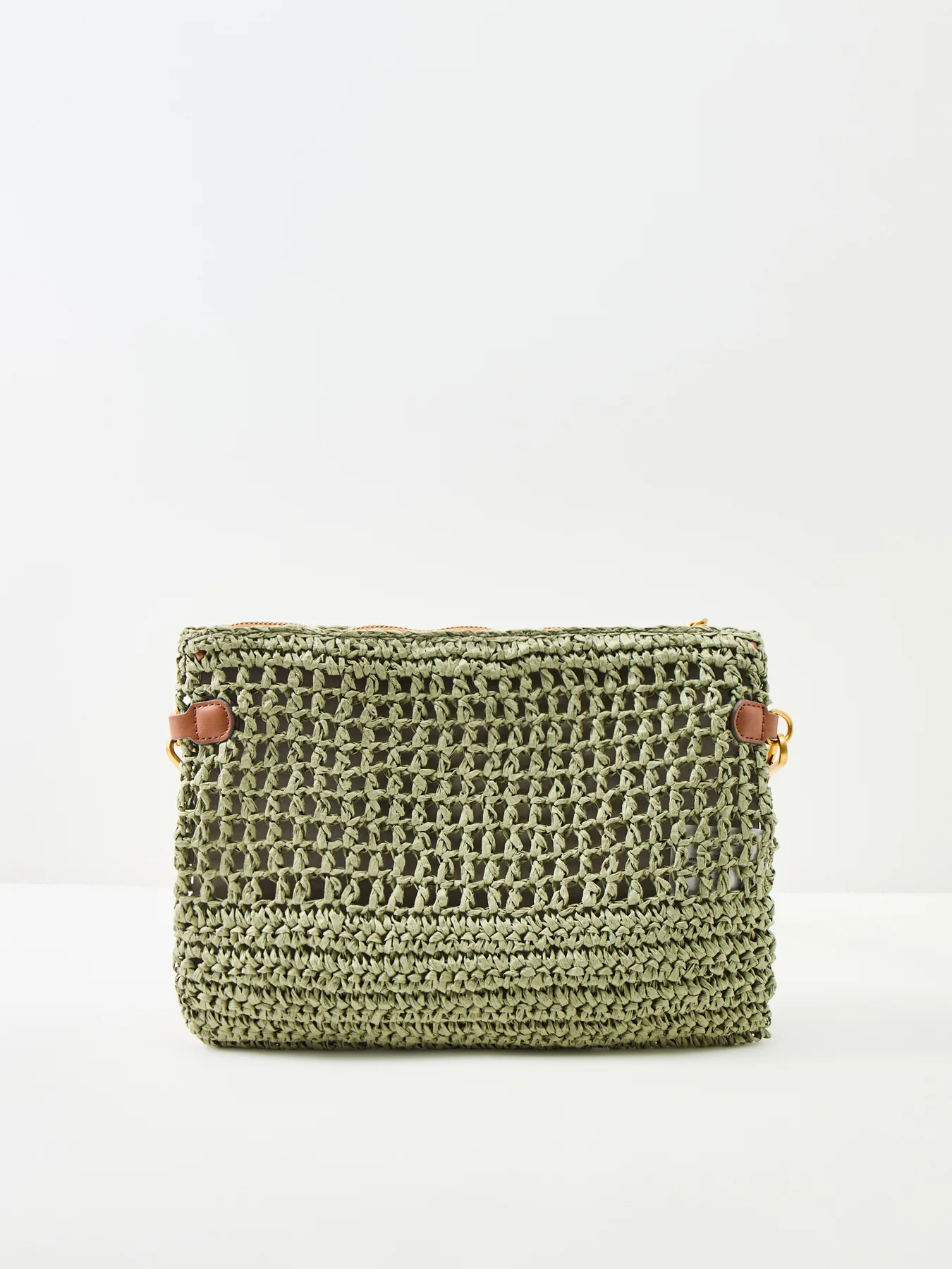 Nefeli Paper Straw Pouch Green - Image 3