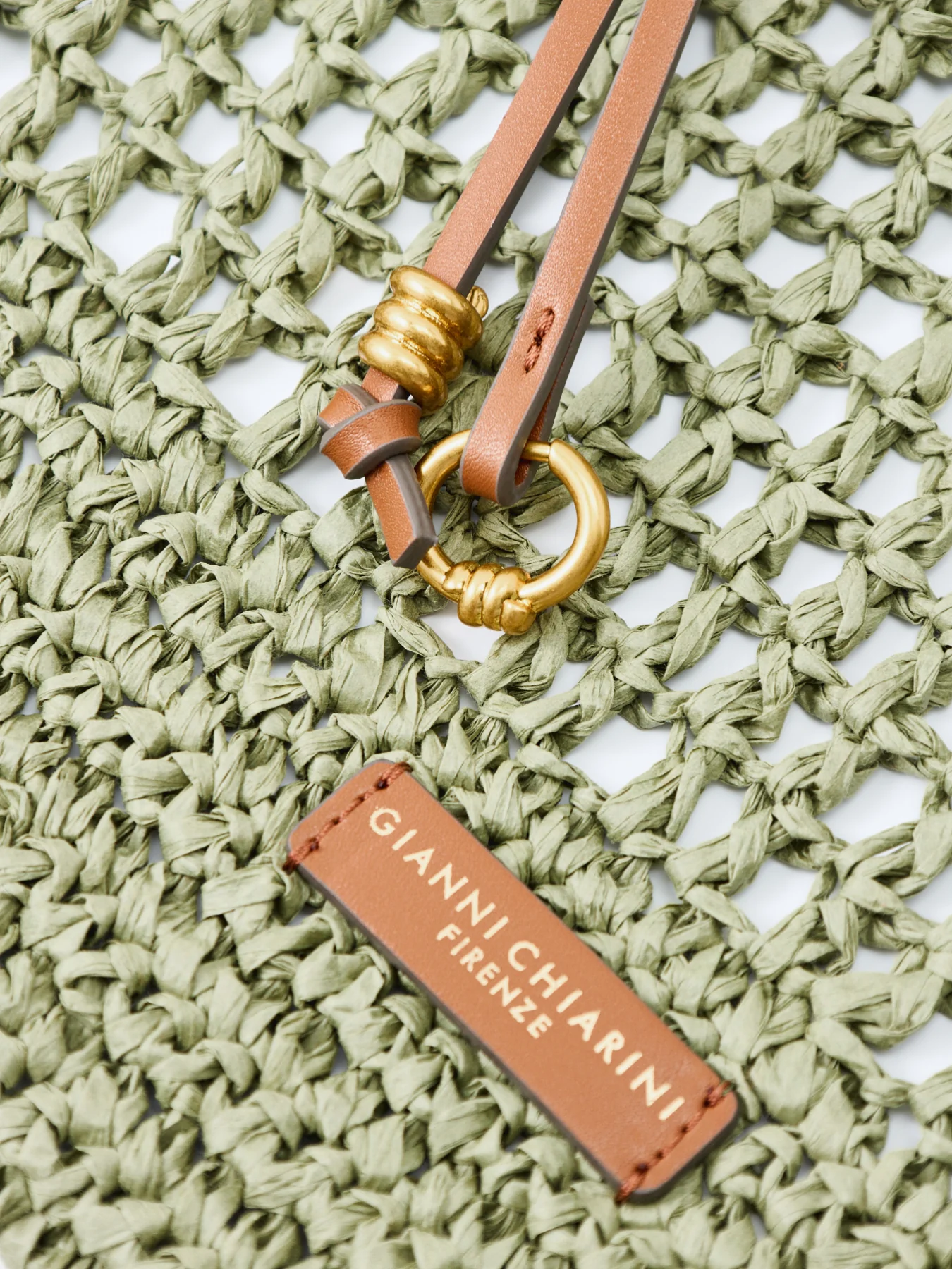 Nefeli Paper Straw Pouch Green - Image 5