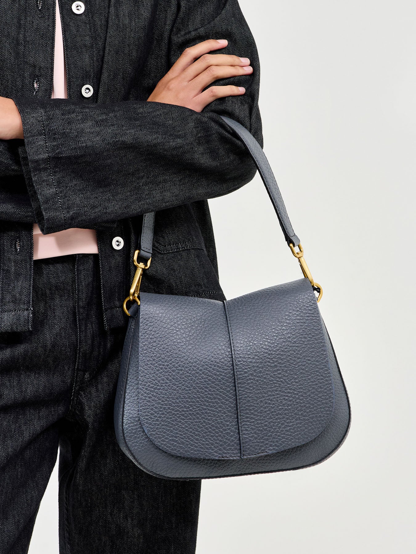 New Helena Round Crossbody Navy - Image 2