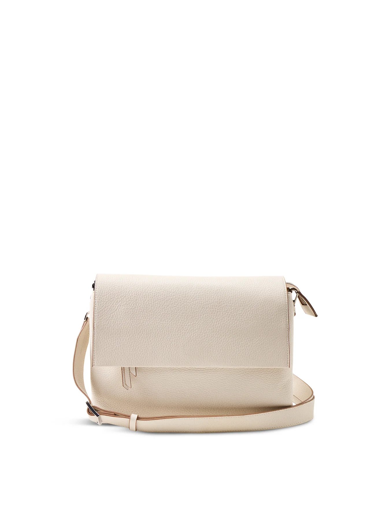 Three Large Crossbody Bag White
