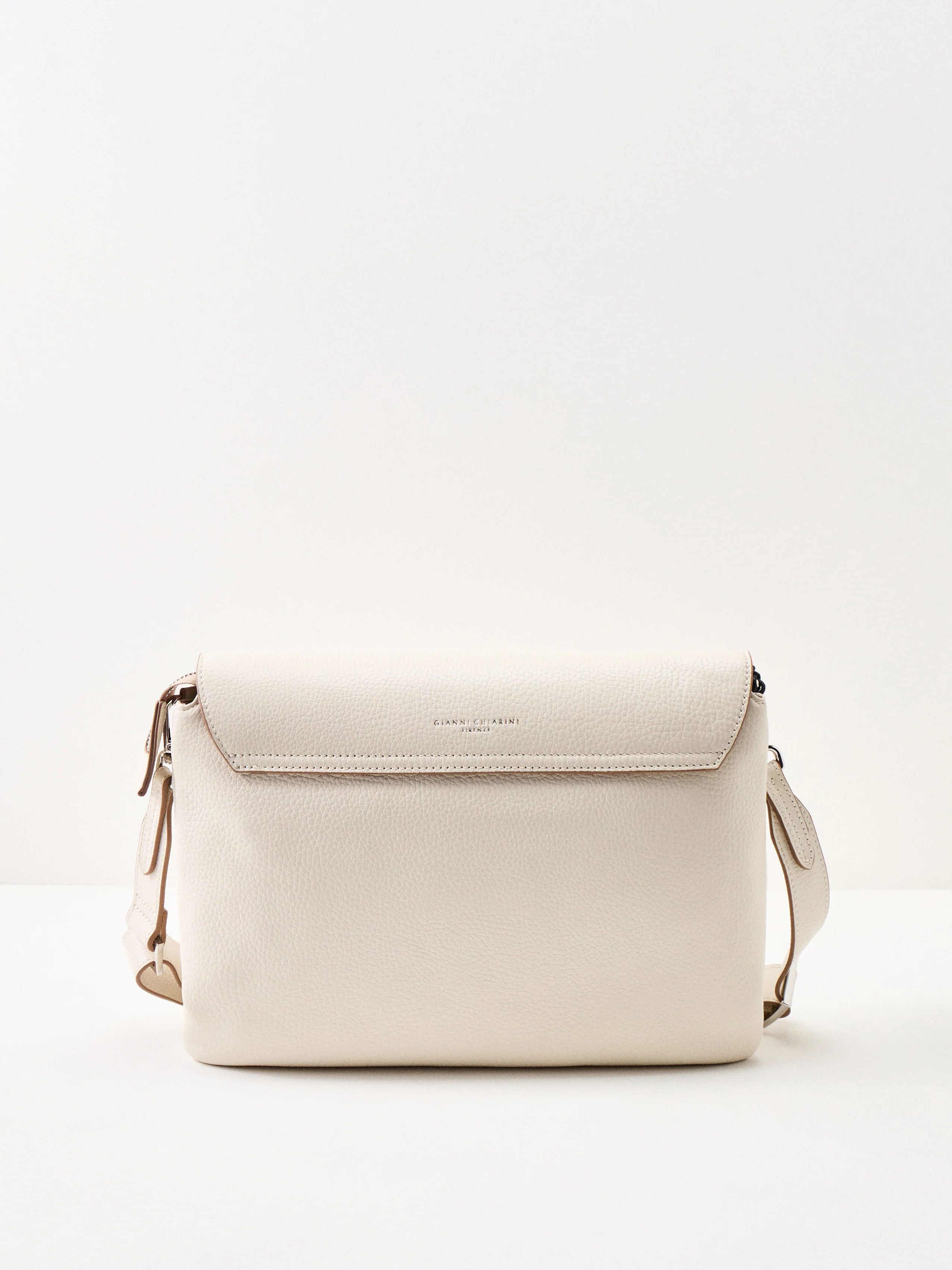 Three Large Crossbody Bag White - Image 3