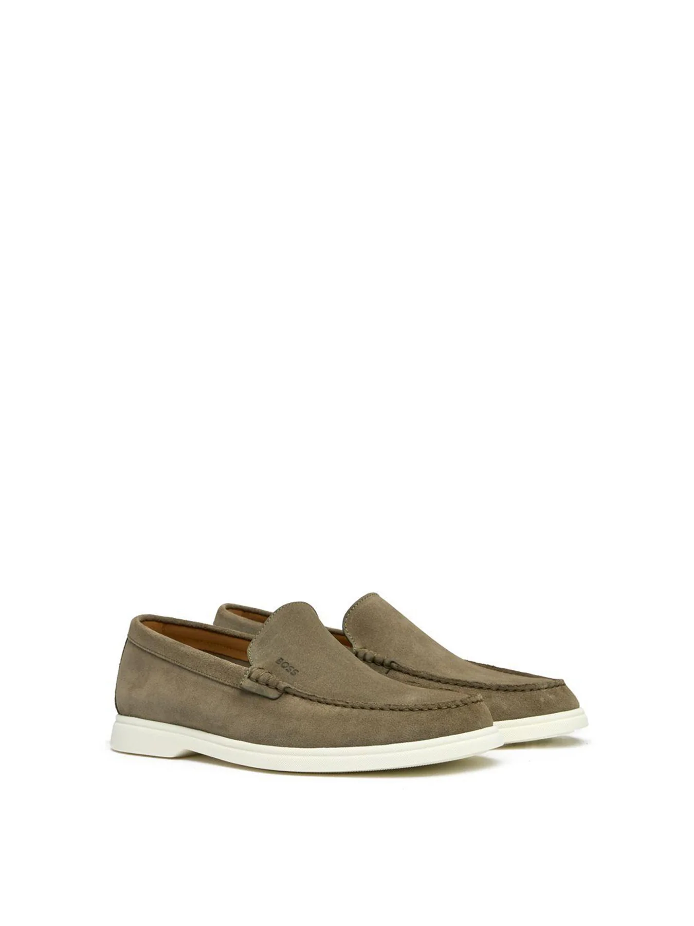 Sienne Leather Derby Shoes Khaki - Image 2