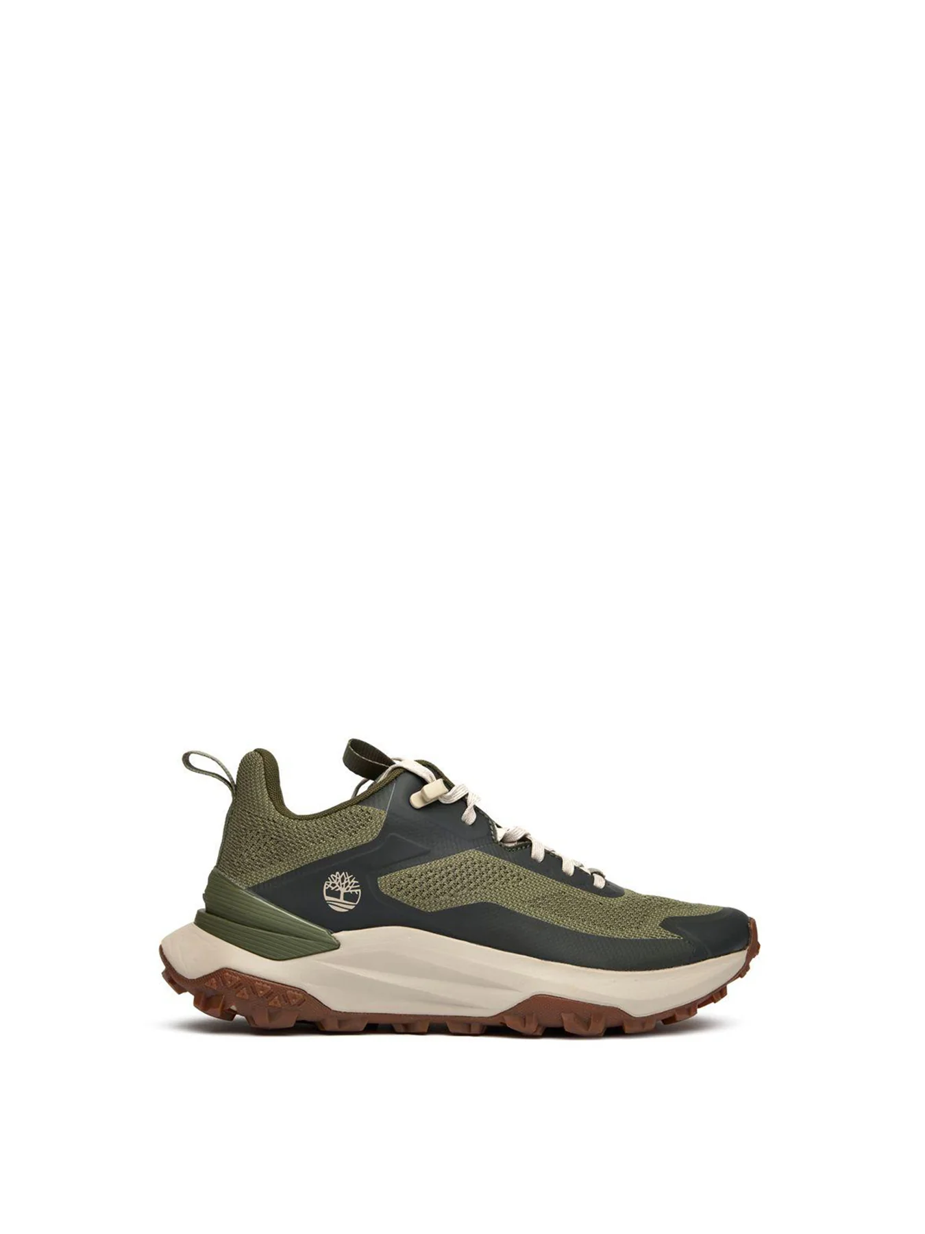 Motion Access Low Lace Trainers Olive Green