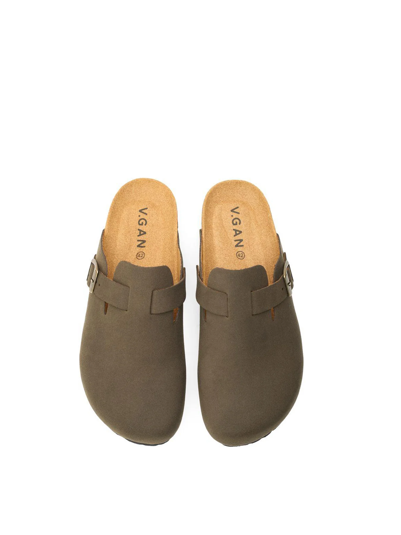 Vegan Taro Comfort Soft Footbed Shoes Green - Image 3