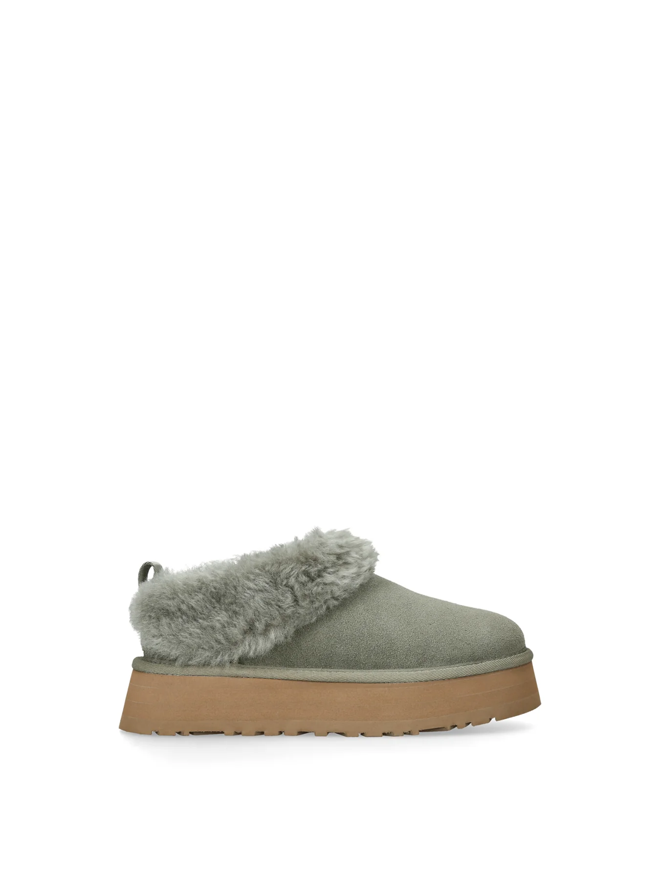 Womens Tazzelle Slippers Green - Image 4