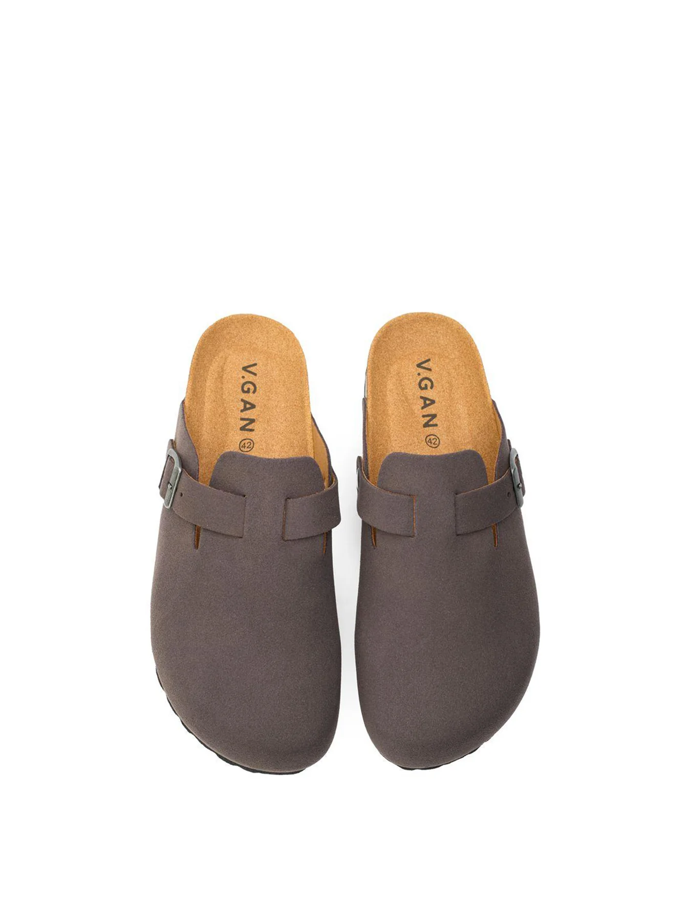 Vegan Taro Comfort Soft Footbed Shoes Grey - Image 3