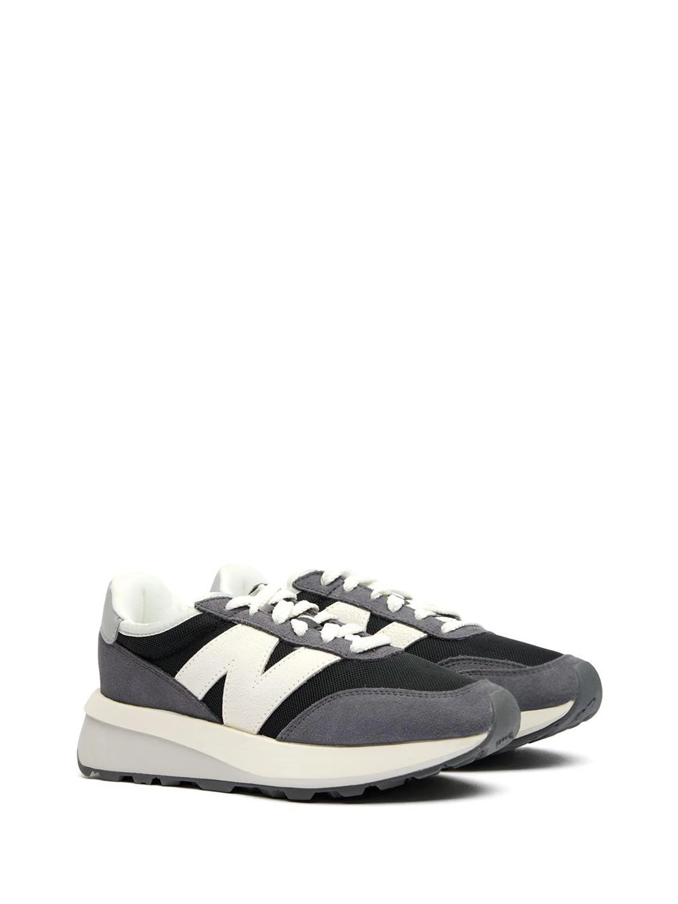 370 Trainers Grey Black White - Image 2
