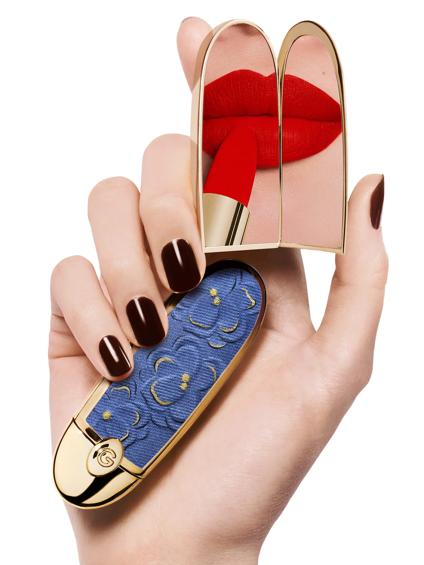 Rouge G Blooming Denim The Double Mirror Jewel Case - Image 4